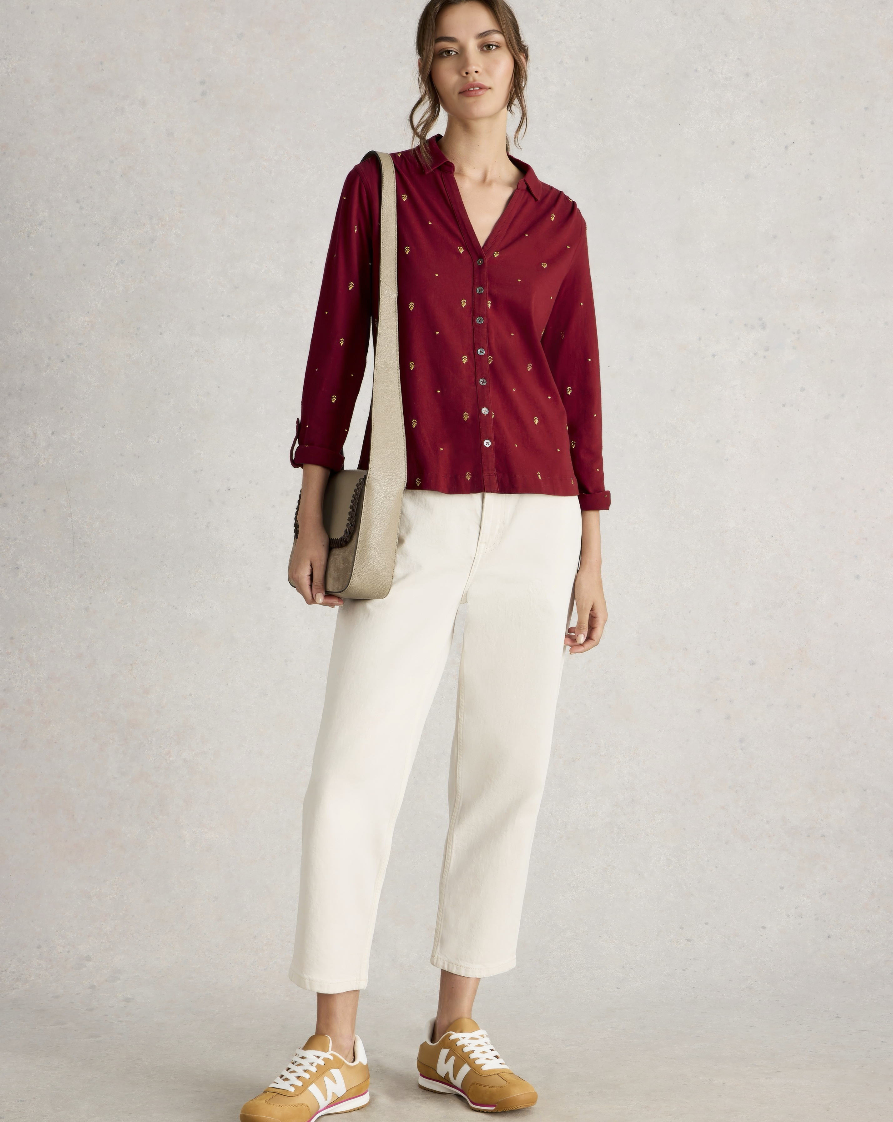 White Stuff Annie Embroidered Shirt