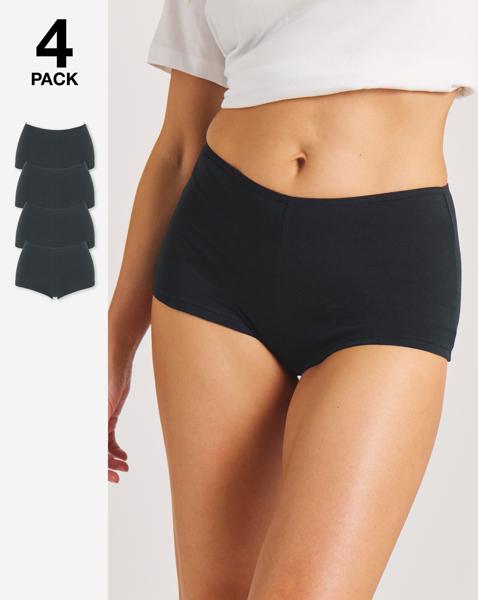 4 Pack Boy Short Knickers
