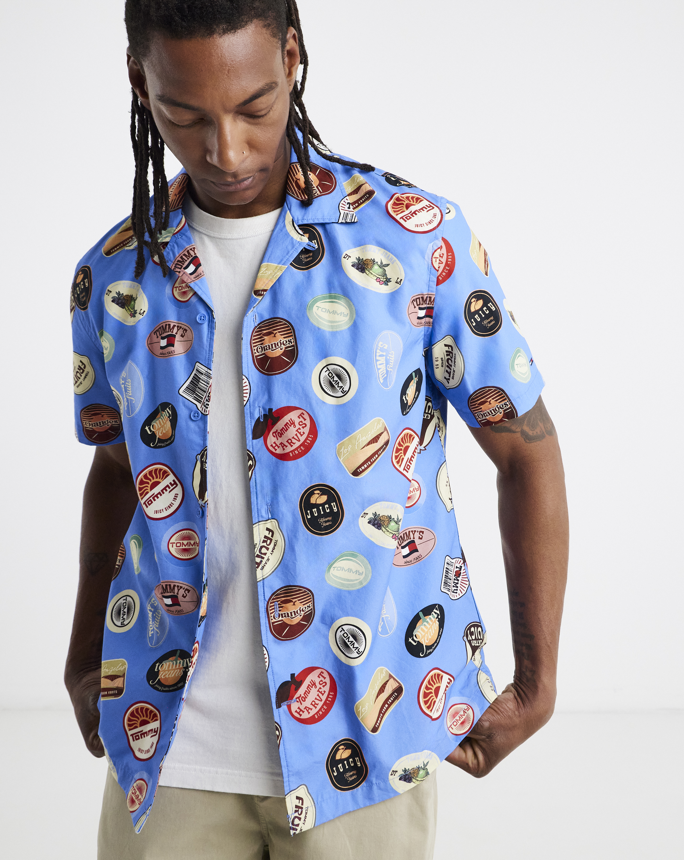 Tommy Jeans Printed Resort Shirt