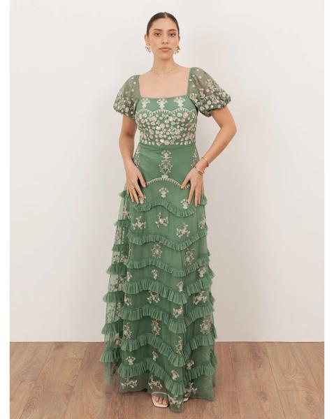 Maya Deluxe Embroidered Dress