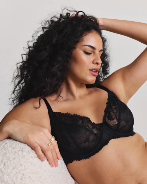 Dorina Curves Perfect Lace Bra Black