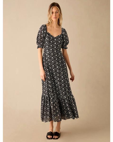 Ro&Zo Mono Broderie Dress - Image