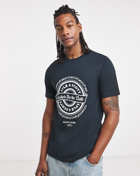 Lyle & Scott Graphic T-Shirt - Navy