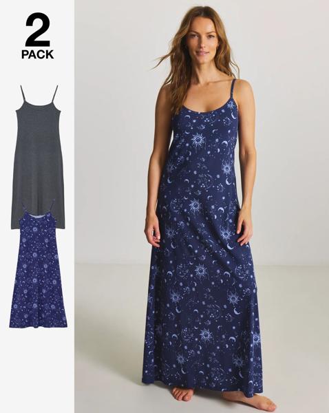 Pretty Secrets 2 Pack Maxi Nighties