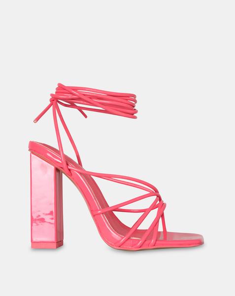 Public Desire Nyla Wide Fit Lace Sandals