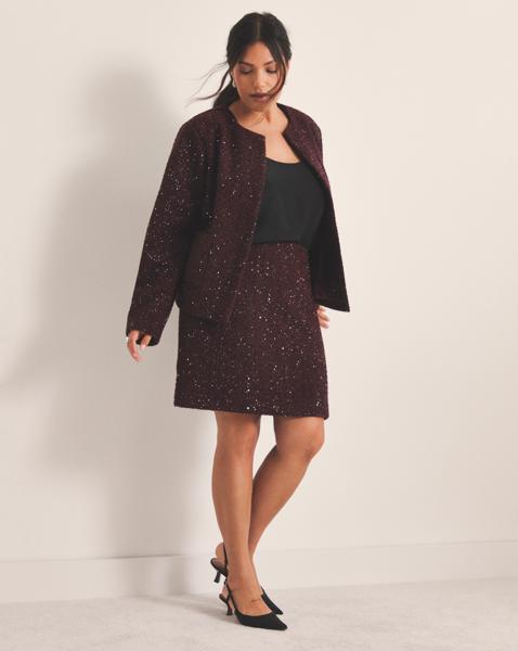 SBE Boucle Mini Skirt With Wool