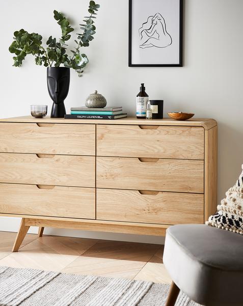 Oslo 6 Drawer Wide Chest