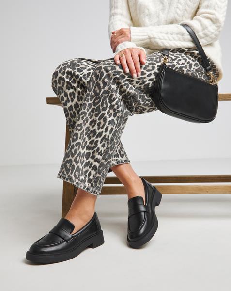 Plain Chunky Loafer Ex Wide