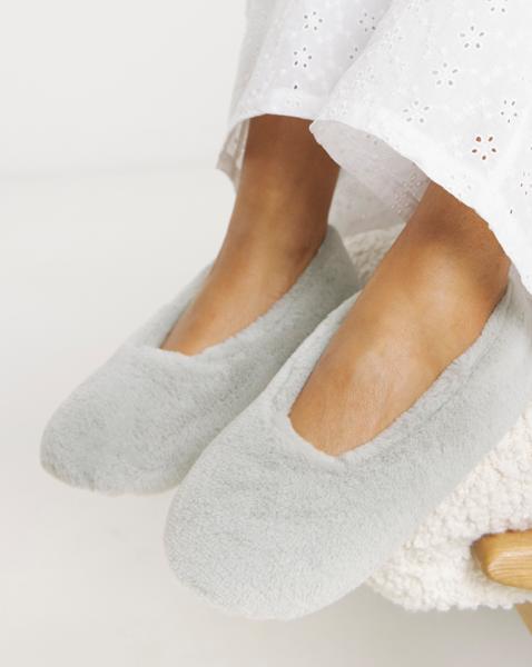 Fluffy Ballerina Slipper Wide
