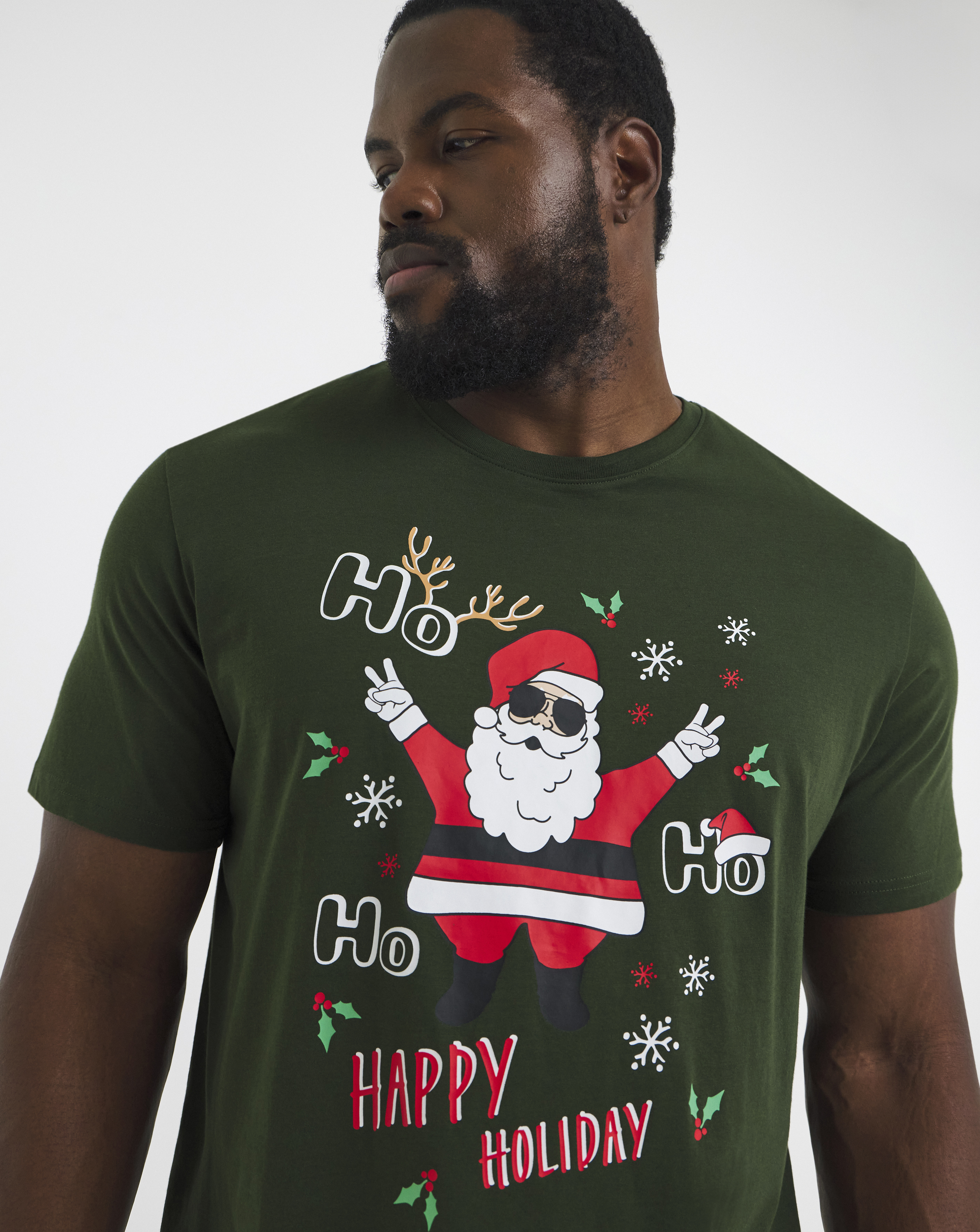 Jack & Jones Christmas T-Shirt - Green
