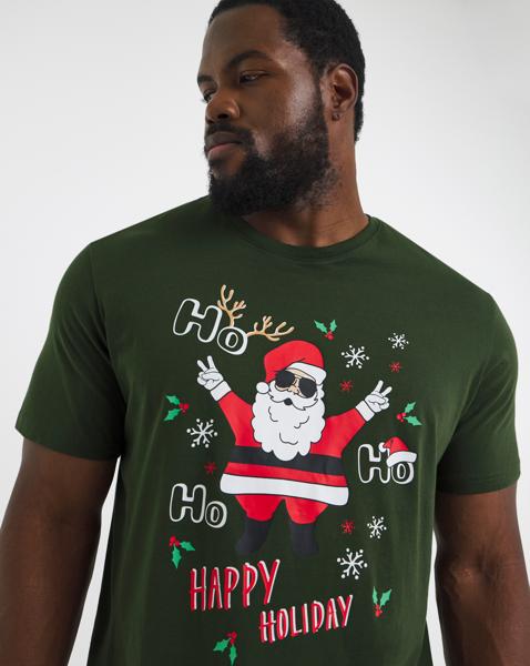 Jack & Jones Christmas T-Shirt - Green