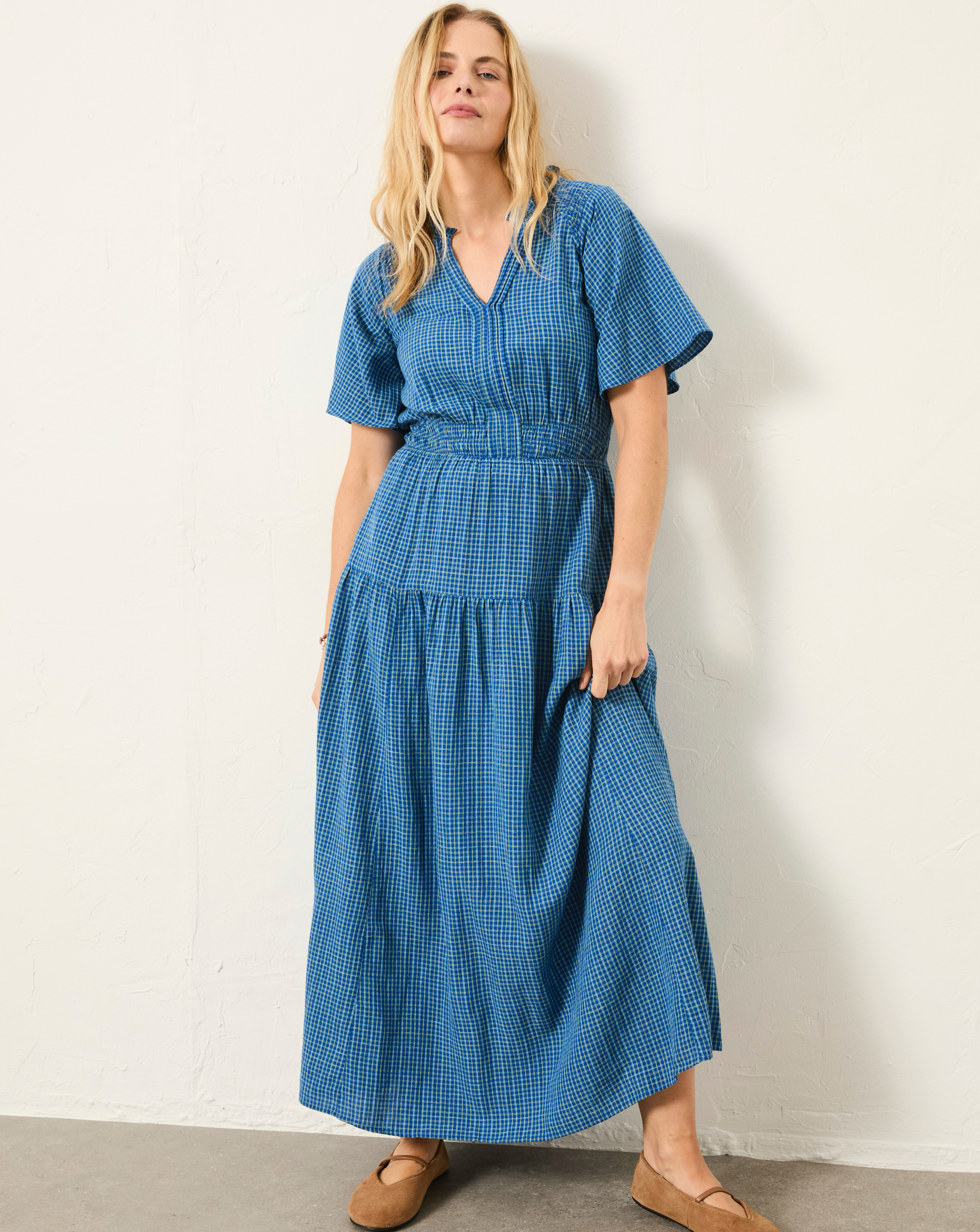 Fatface Women's Blue Rowen Midi