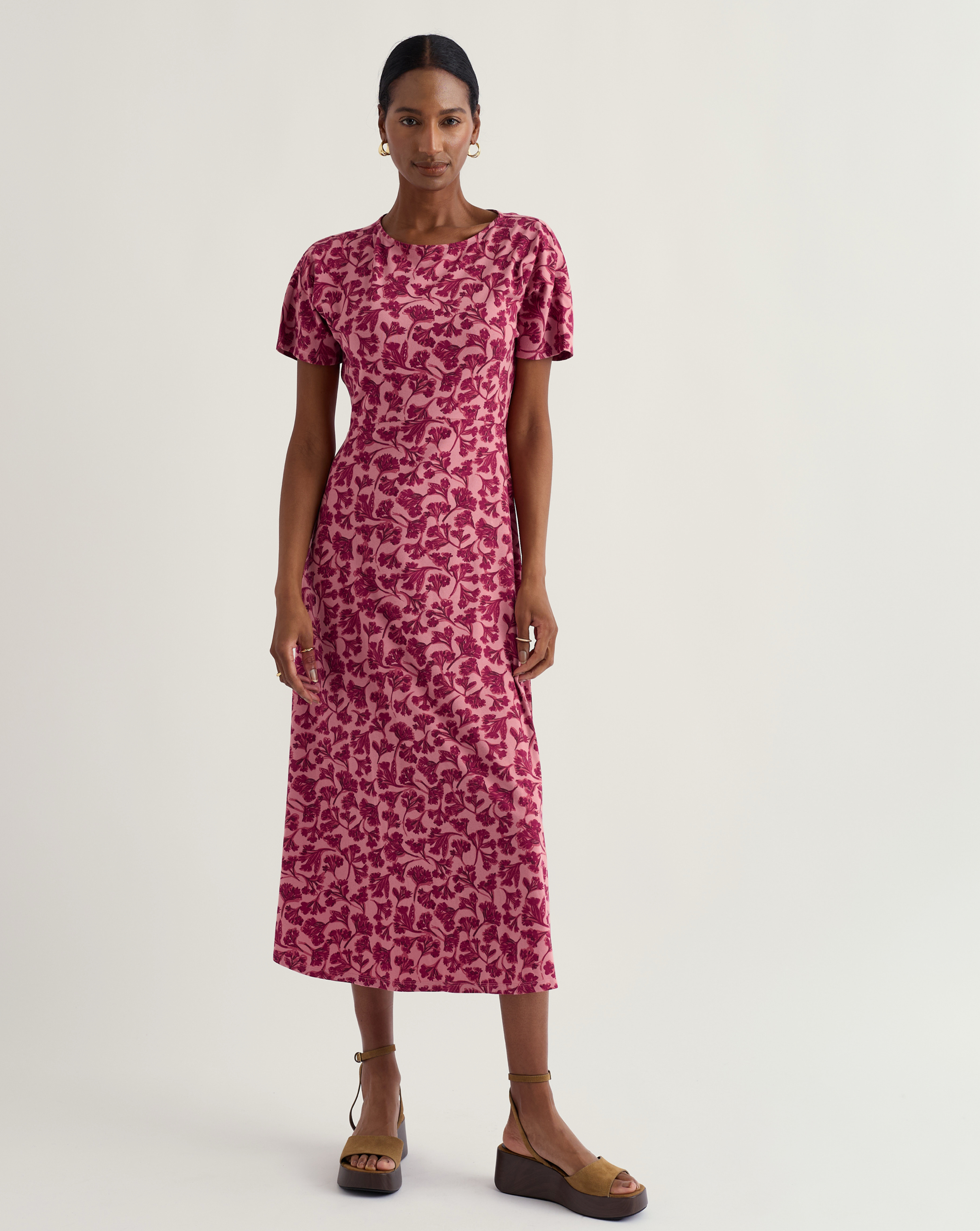 Seasalt Cornwall Mirva Dress Pink Multi-Coloured - Seasalt - Size8