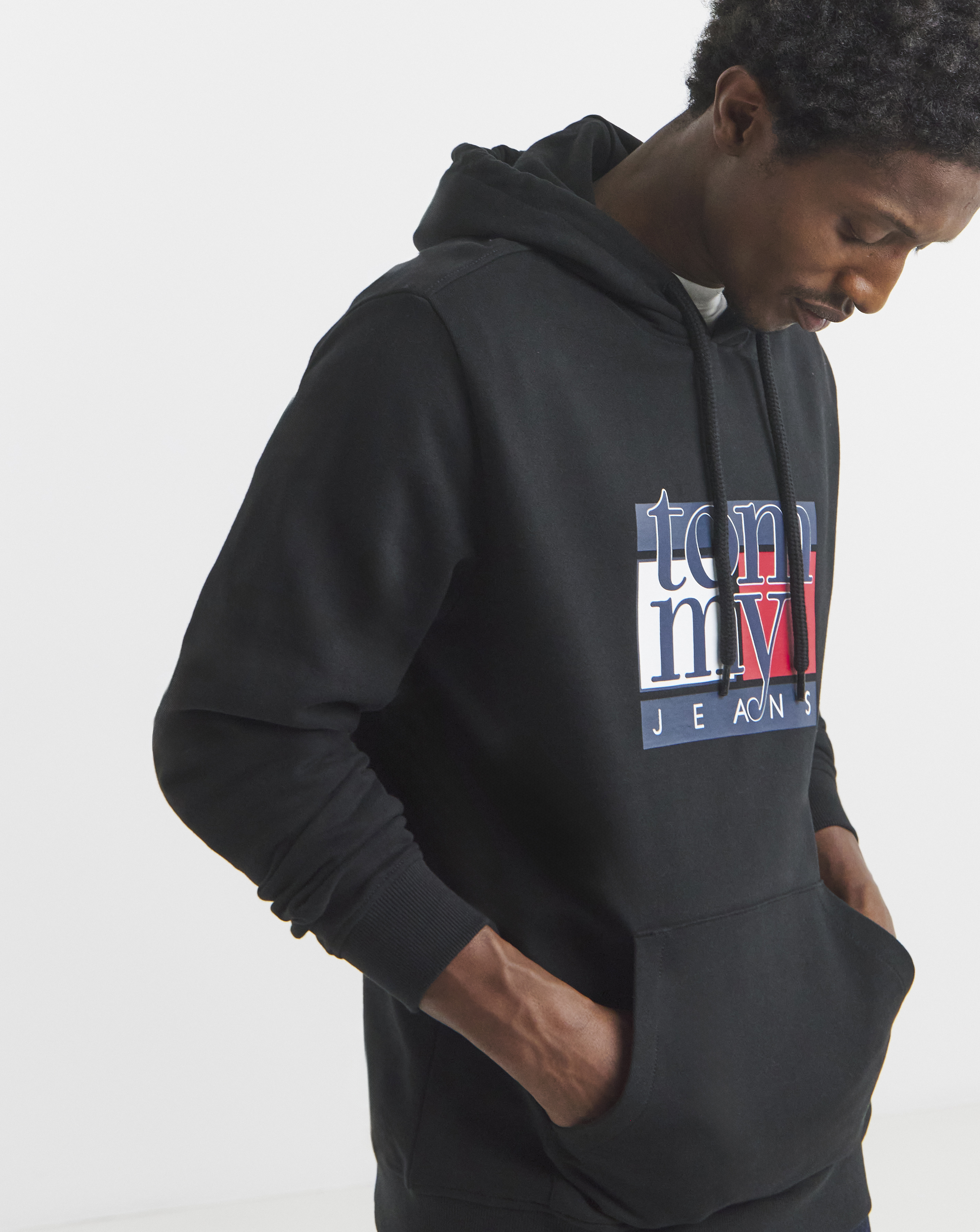 Tommy Jeans Graphic Hoodie - Black