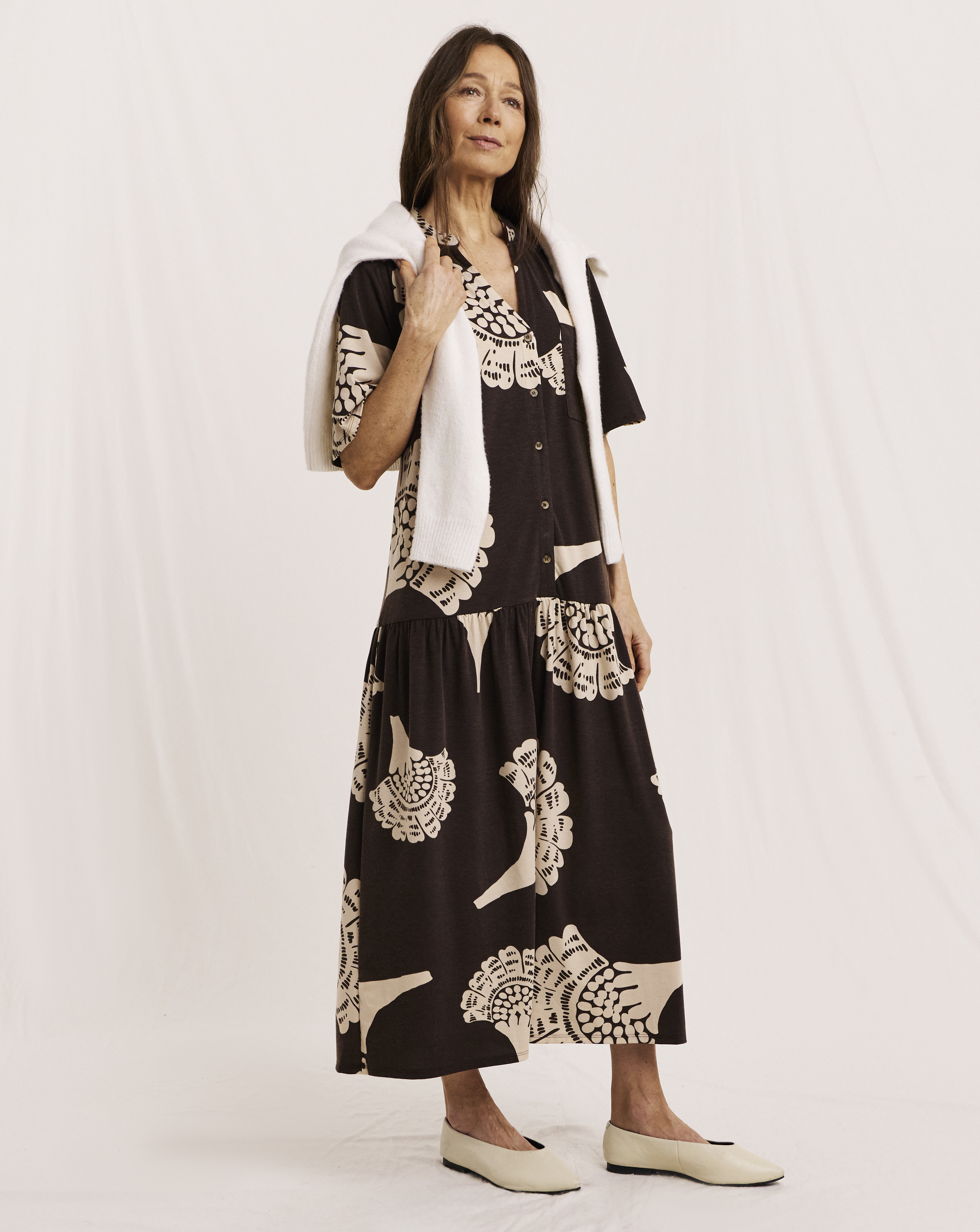 Julipa Petite Button Down Midi Dress