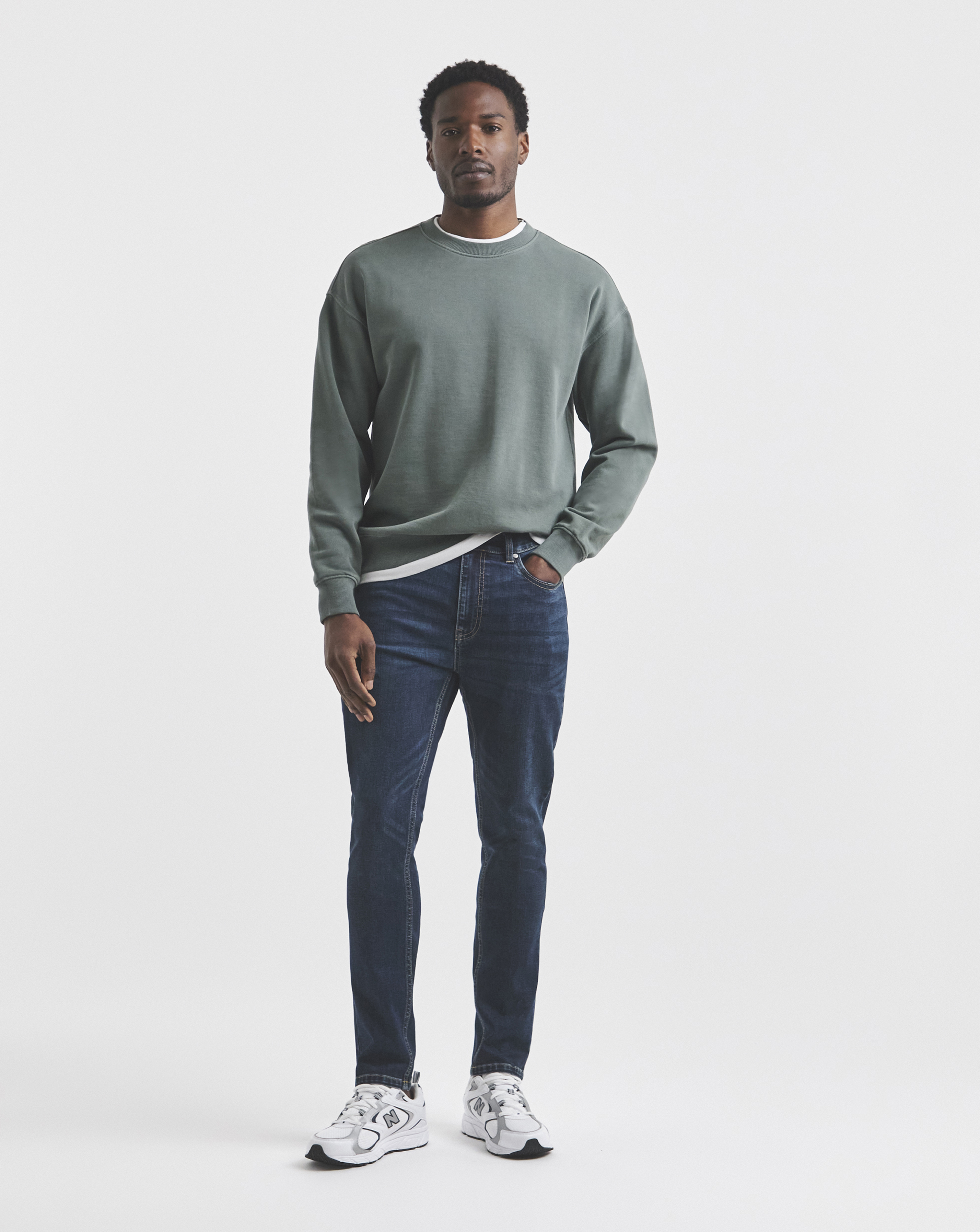 Skinny Fit Stretch Jeans Darkwash