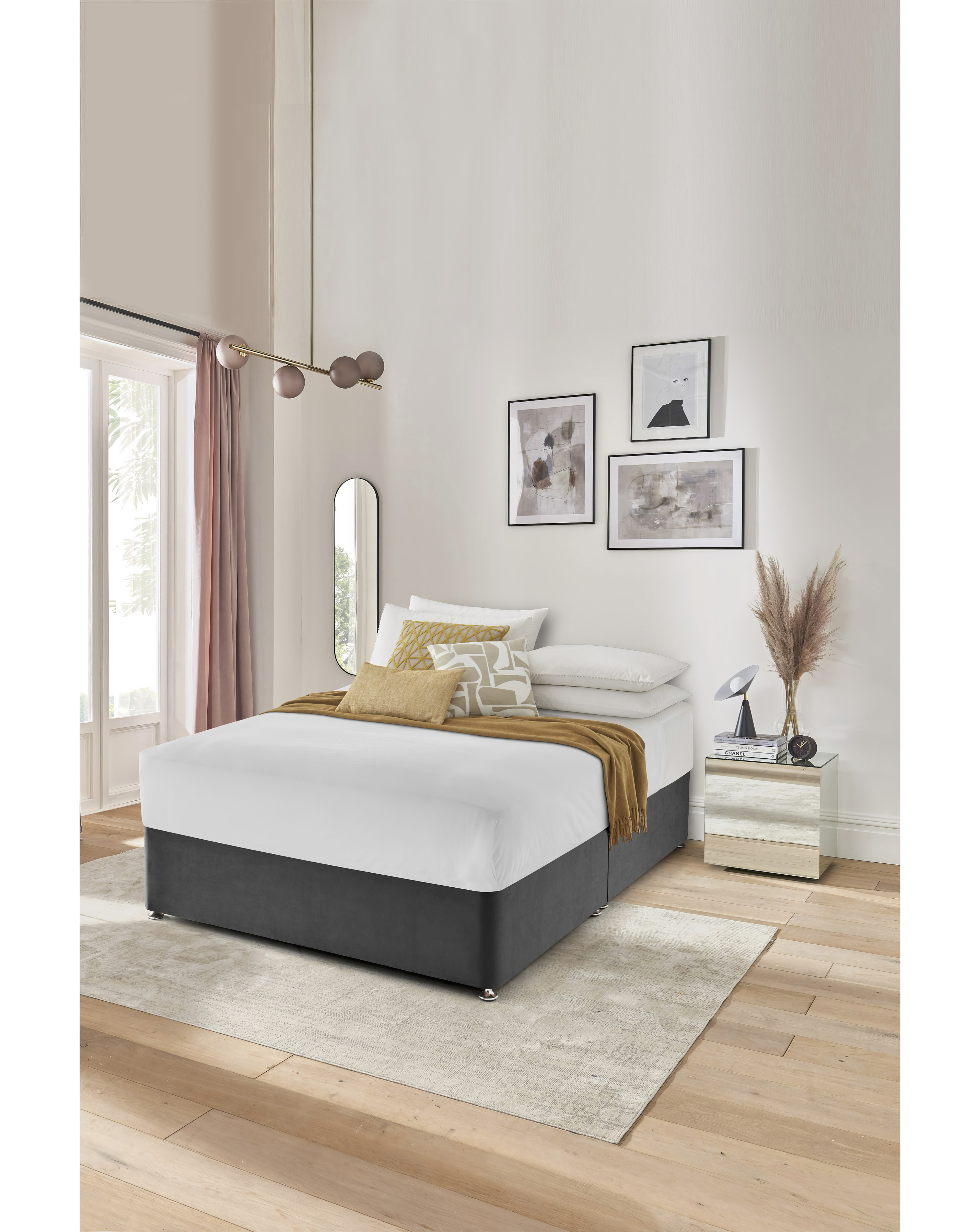 Silentnight Velvet Divan Base Only