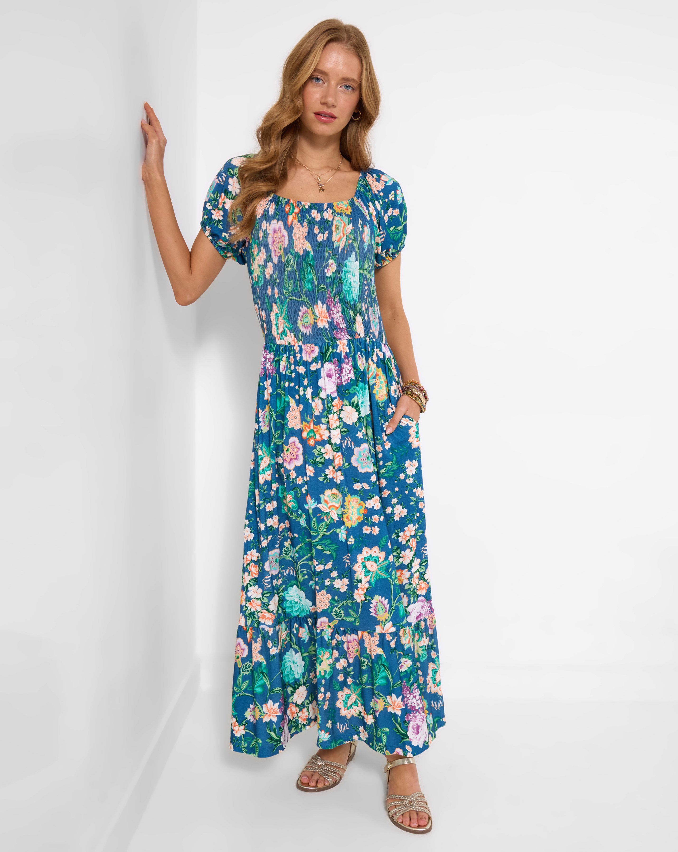 Summer Garden Jersey Dress
