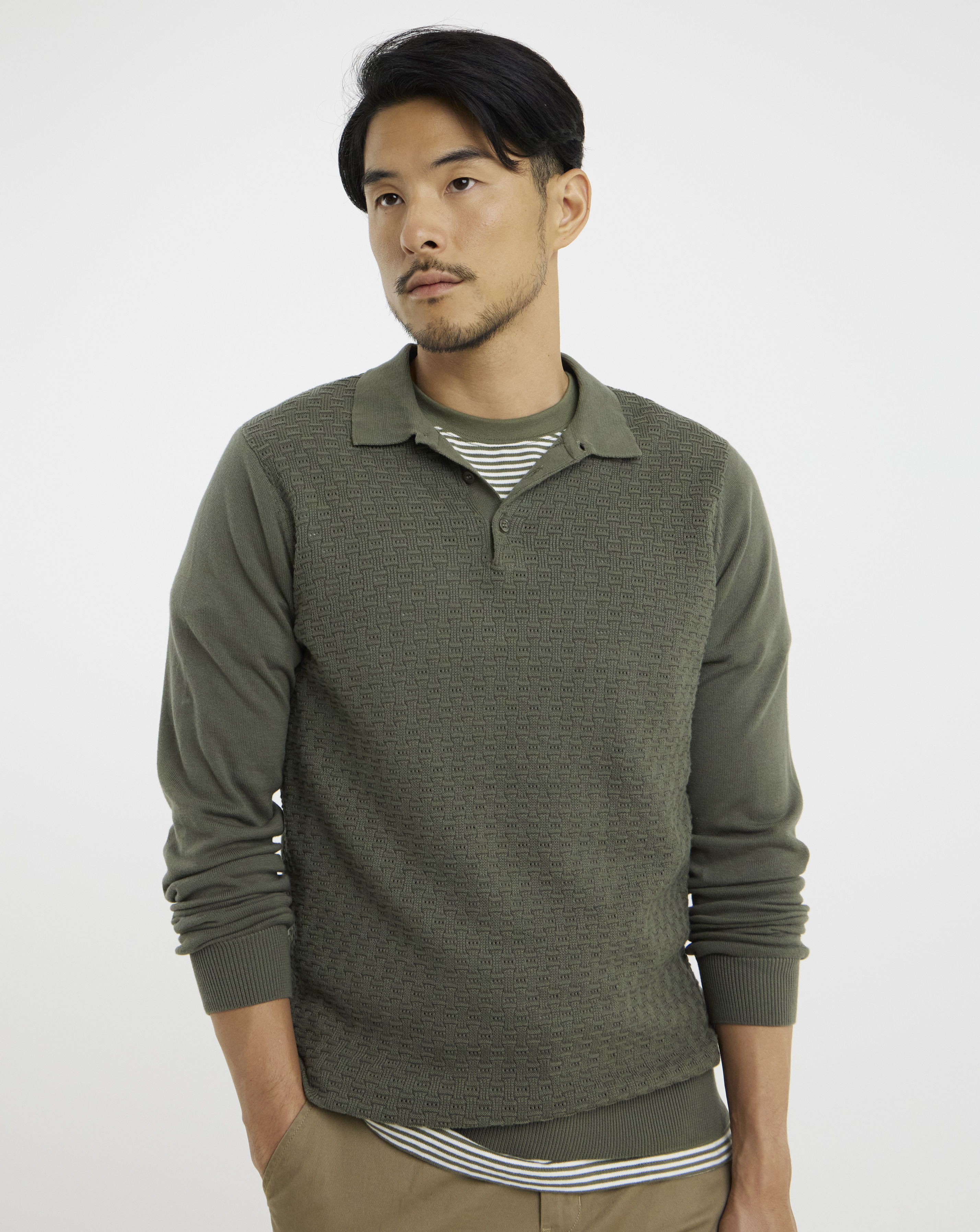Textured Revere Polo