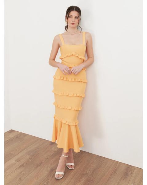 Maya Deluxe Plain Dress