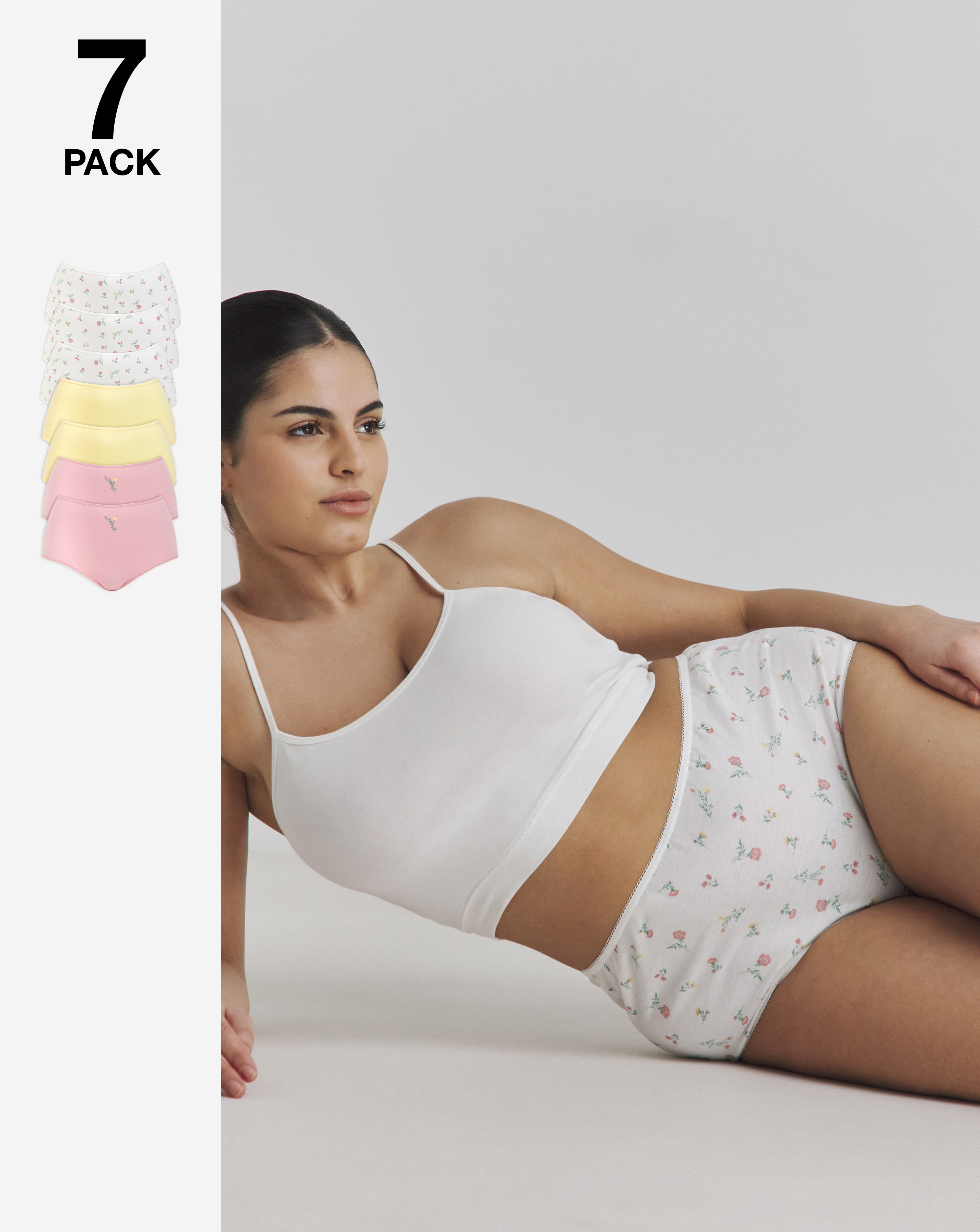 Pretty Secrets 7 Pack Full Fit Brief