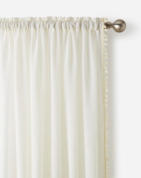 Tahiti Pom Linen Look Voile
