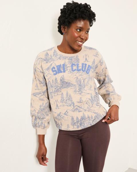 FatFace Ski Club Crew Sweat