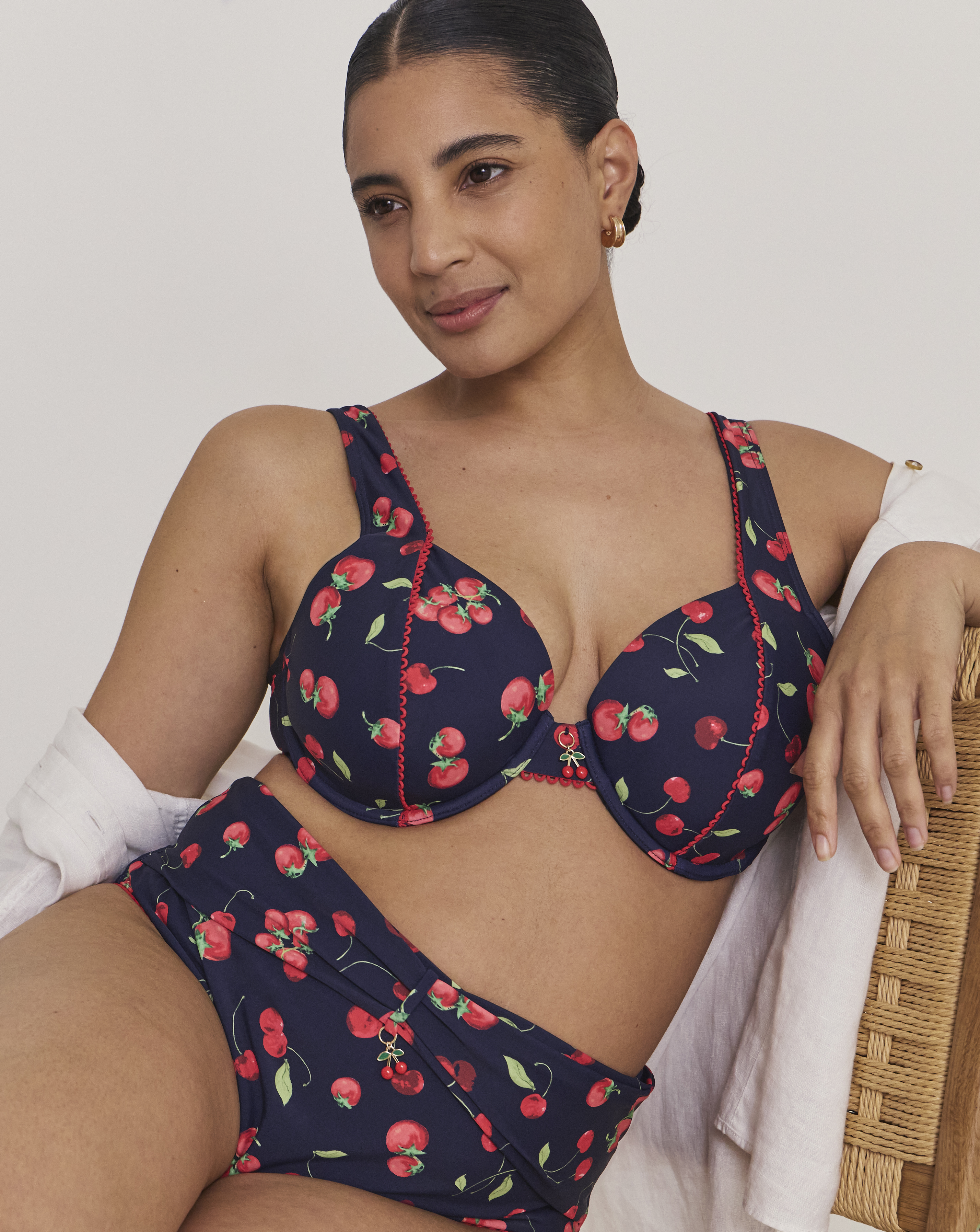 Cherry Underwired Bikini Top