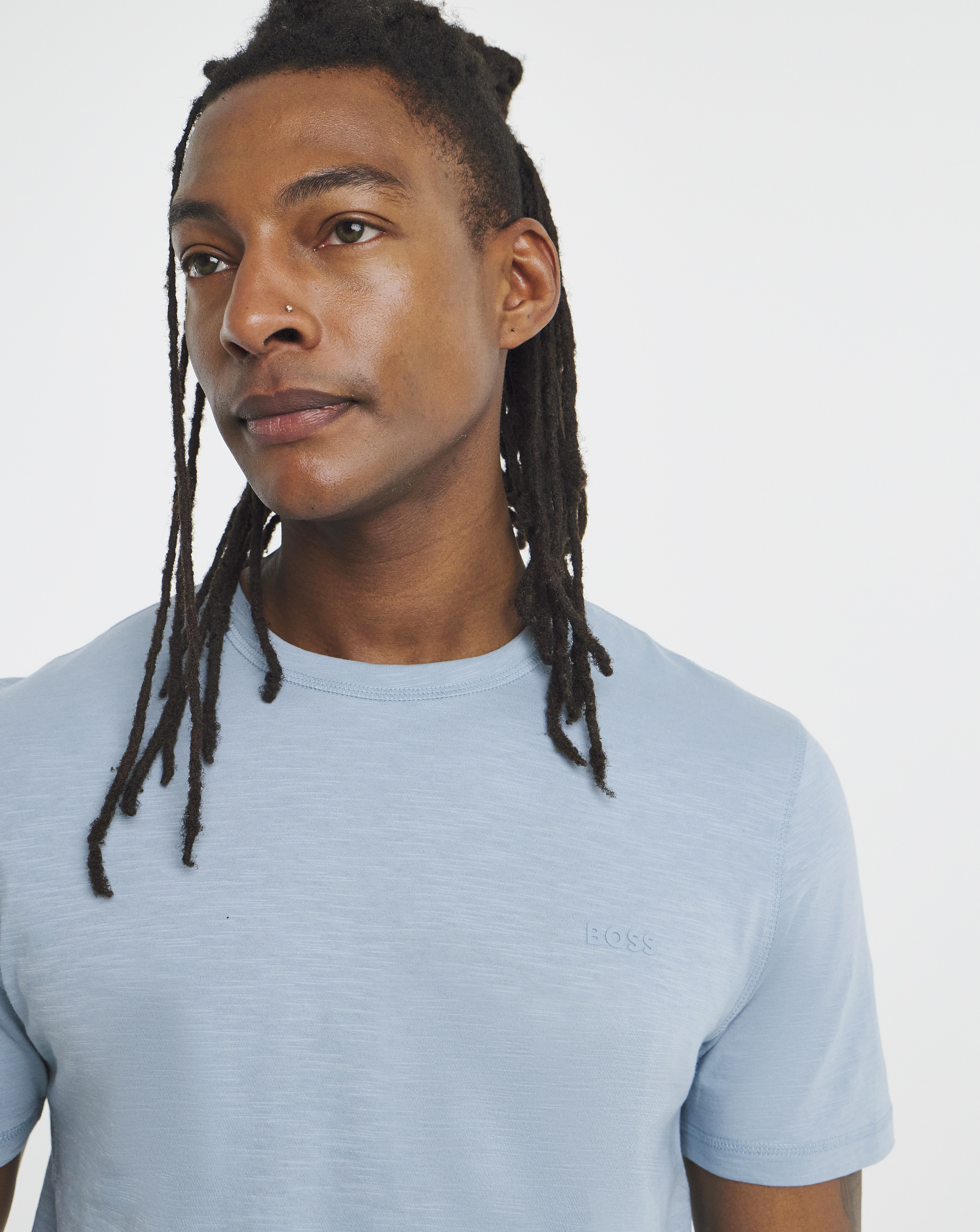 BOSS Cotton Slub T-Shirt