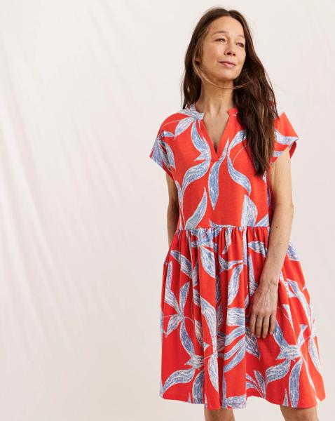 Julipa Printed Cotton T-Shirt Dress