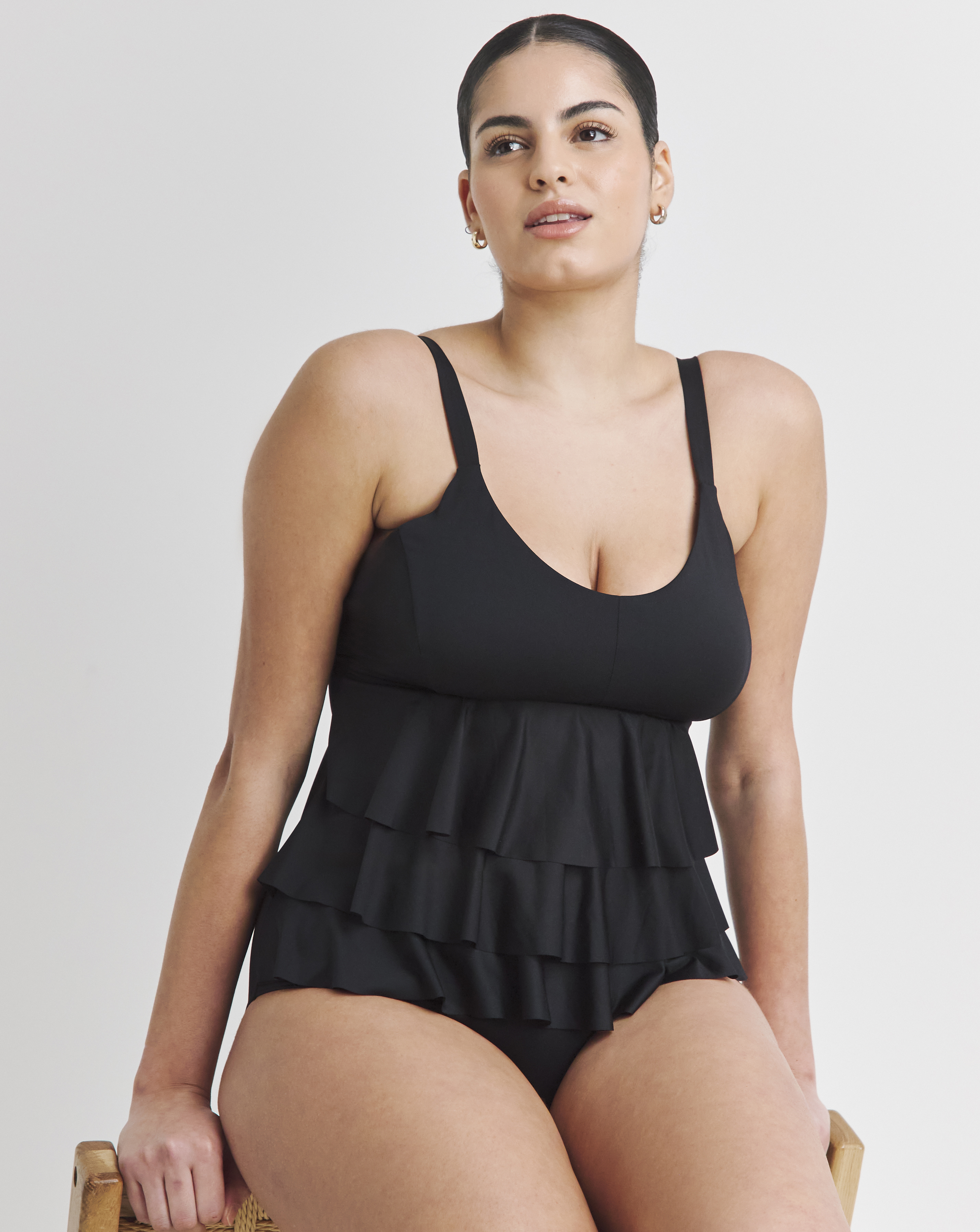 Magisculpt Illusion Ruffle Swimsuit