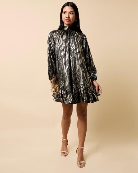 Little Mistress Print Mini Dress