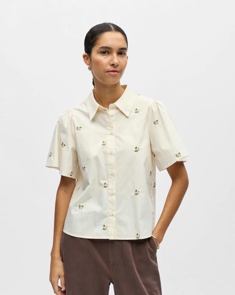 OBJECT Embroidered SS Shirt