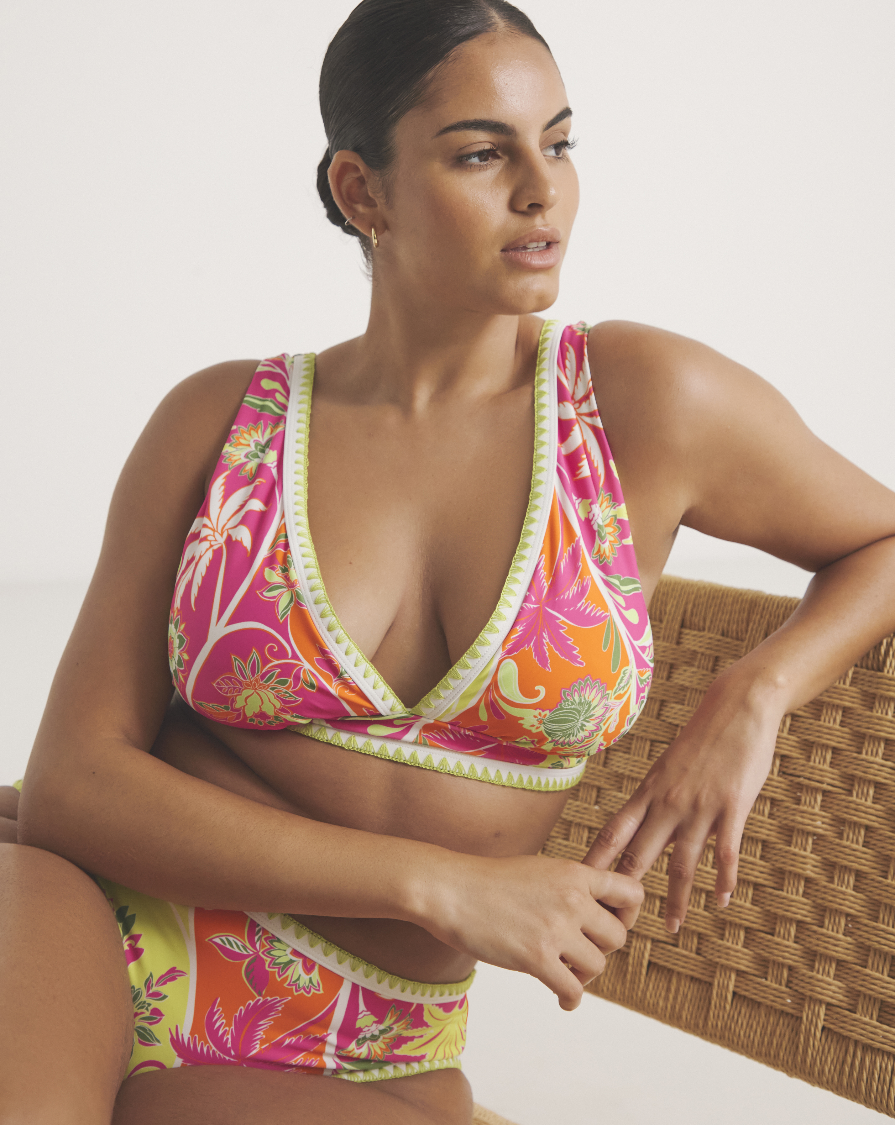 Figleaves Frida Soft Plunge Bikini Top