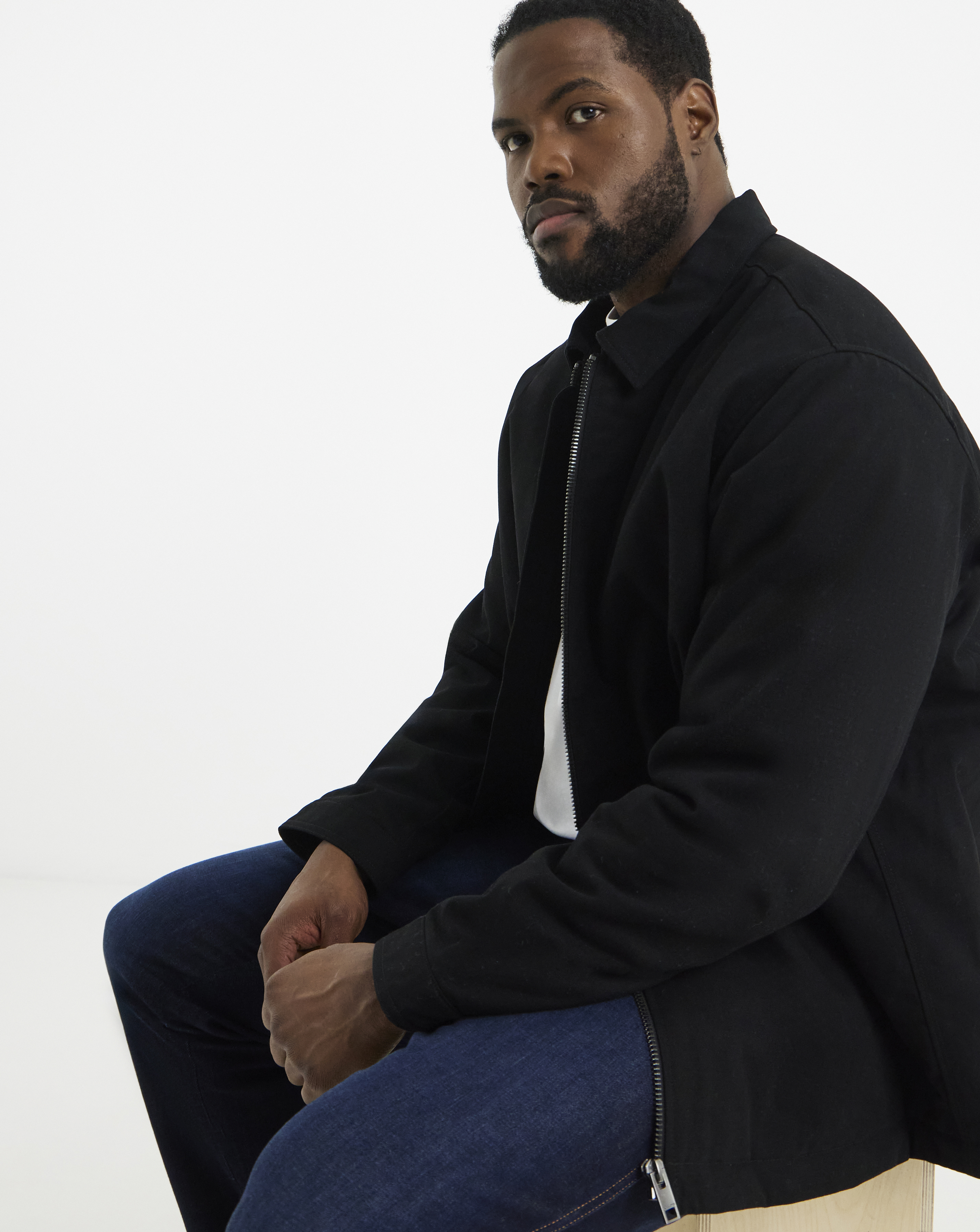 JACK & JONES Dover Worker Jacket Black Male M(44) 100% Polyester