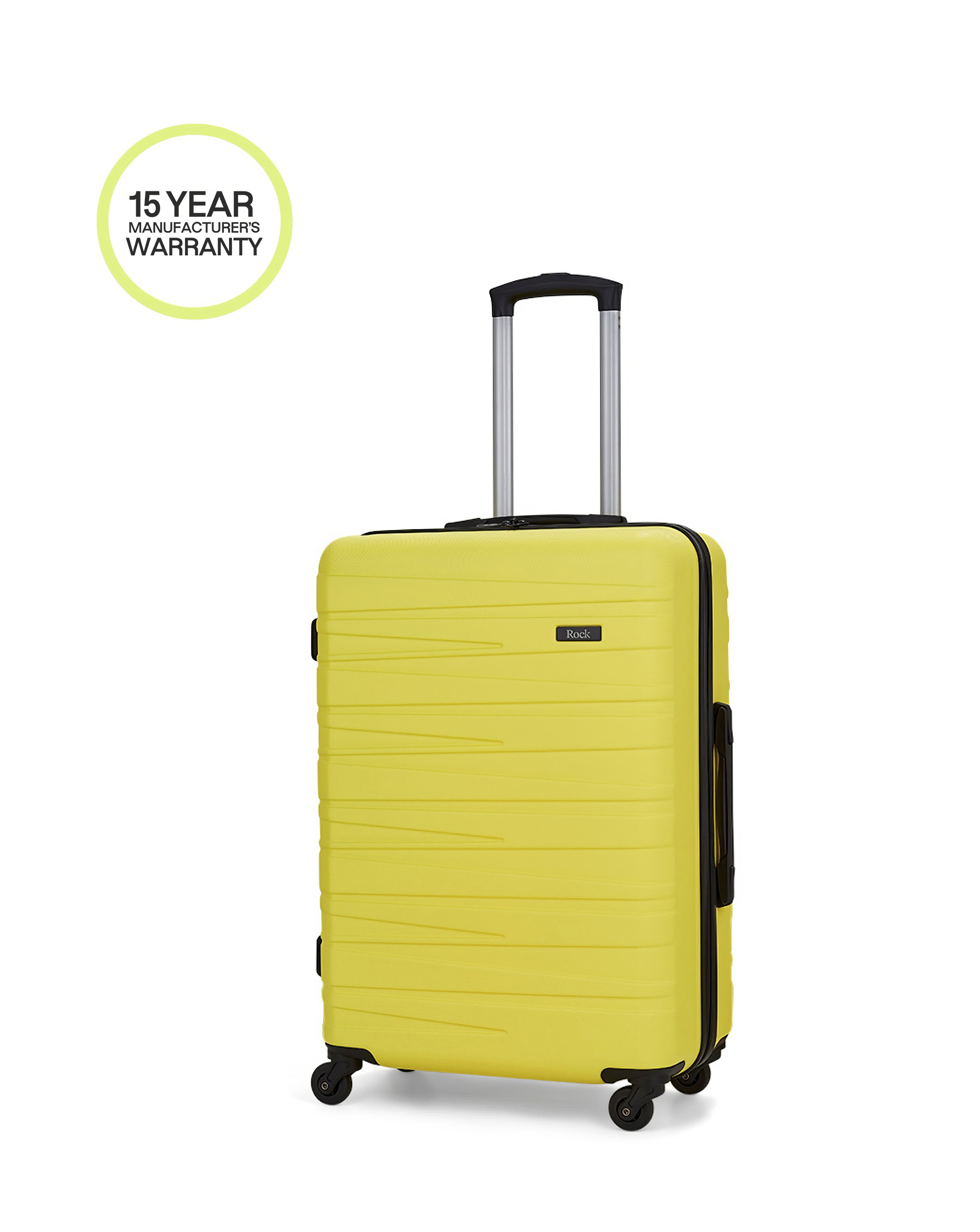 Rock Men's Yellow Seattle Medium Suitcase
