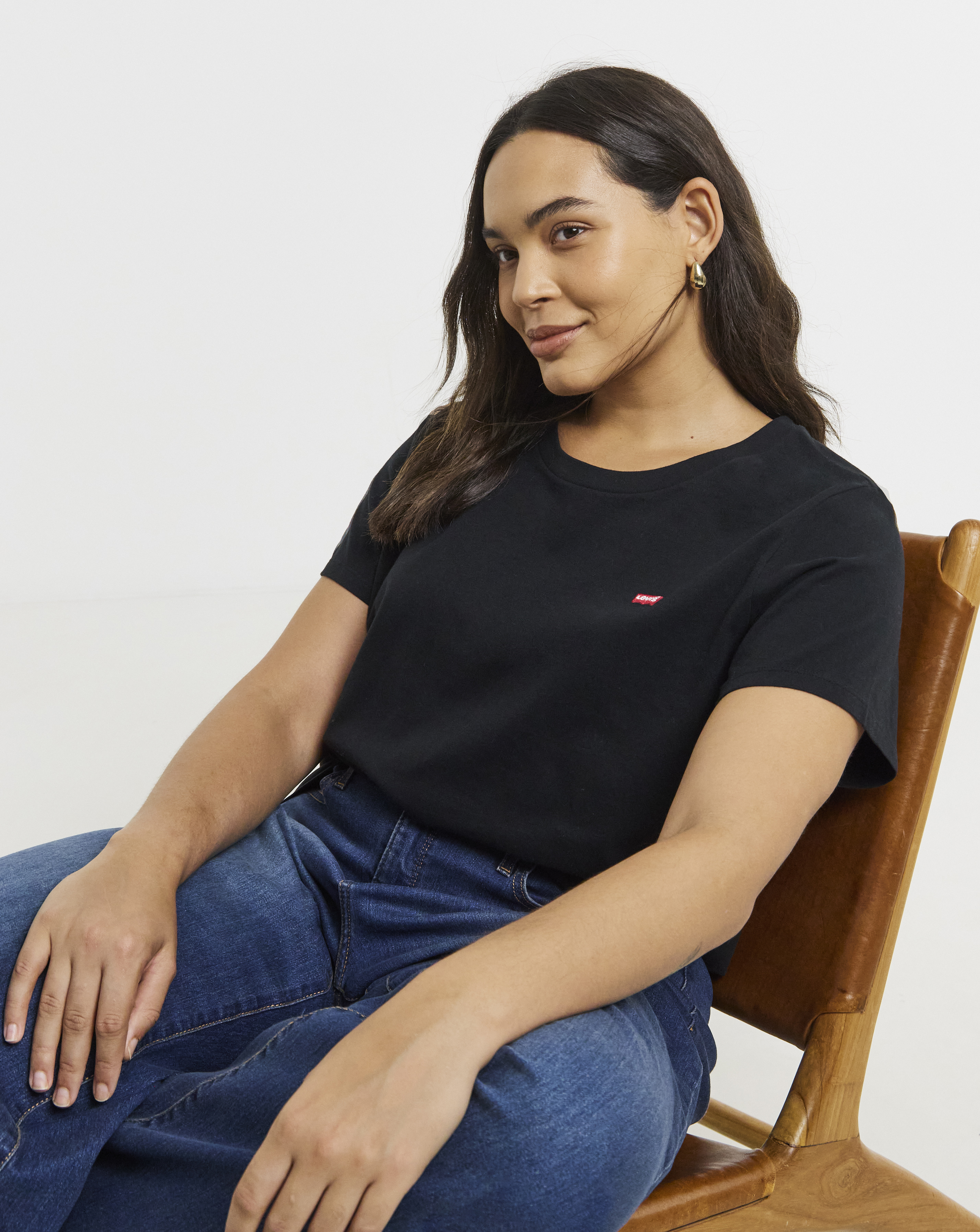 Levi's Women's Black Perfect Tee 4XL