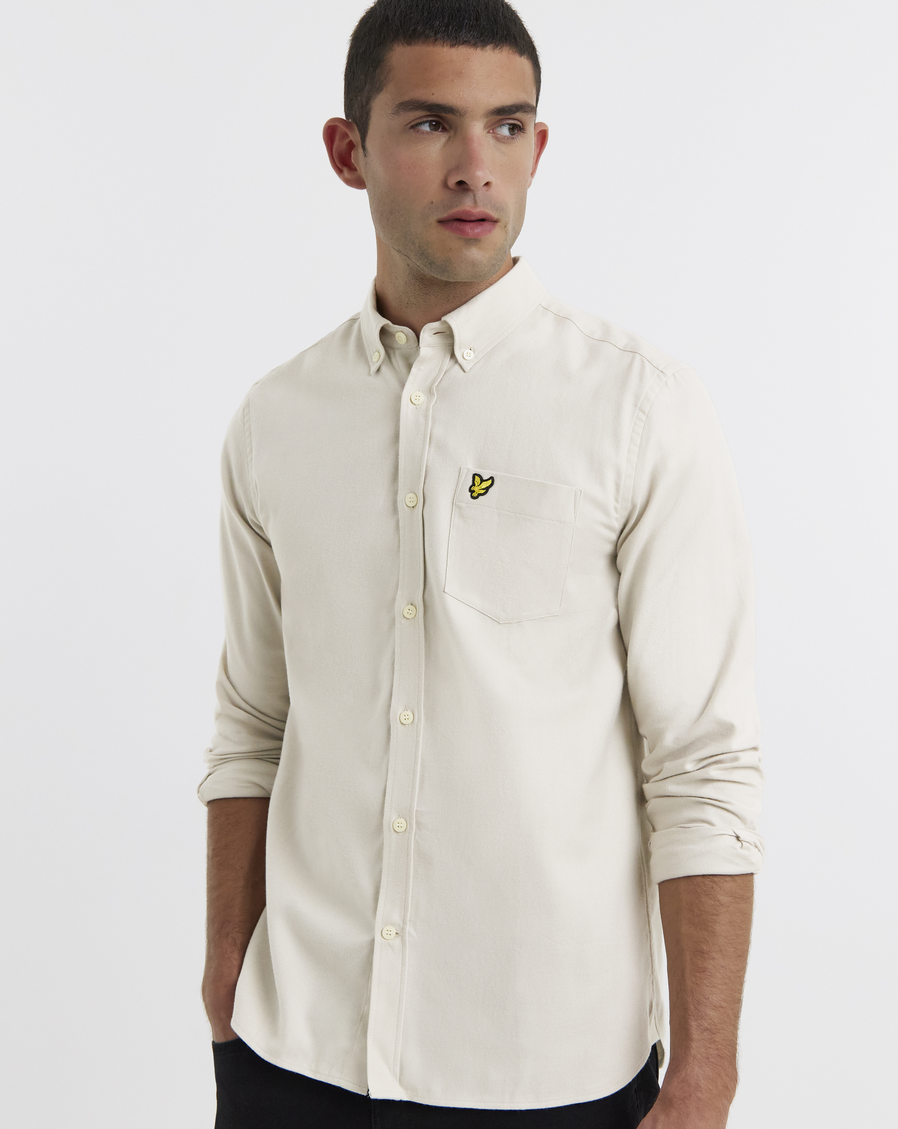 Lyle & Scott Flannel Shirt - Putty