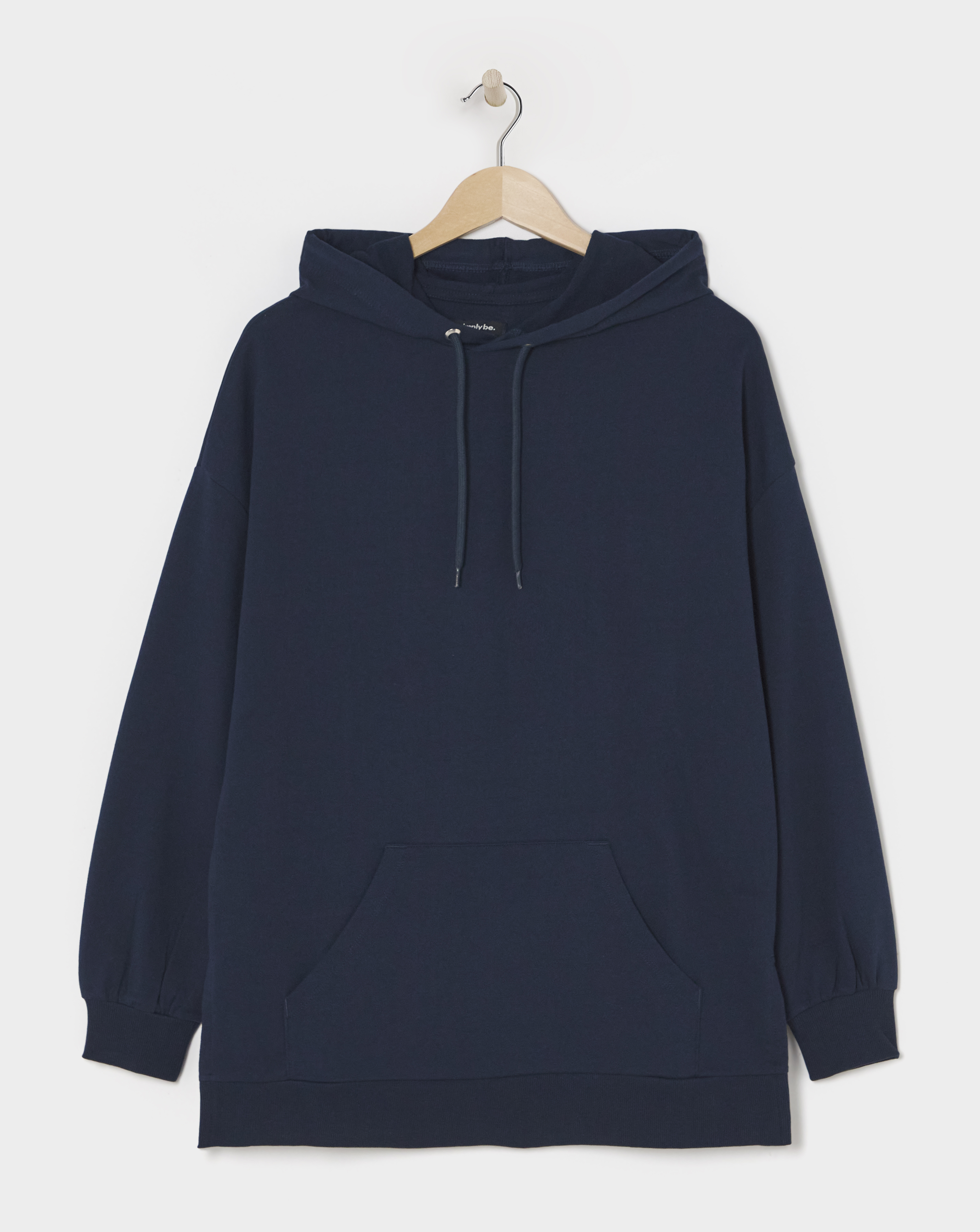 Navy Longline Hooded Tunic