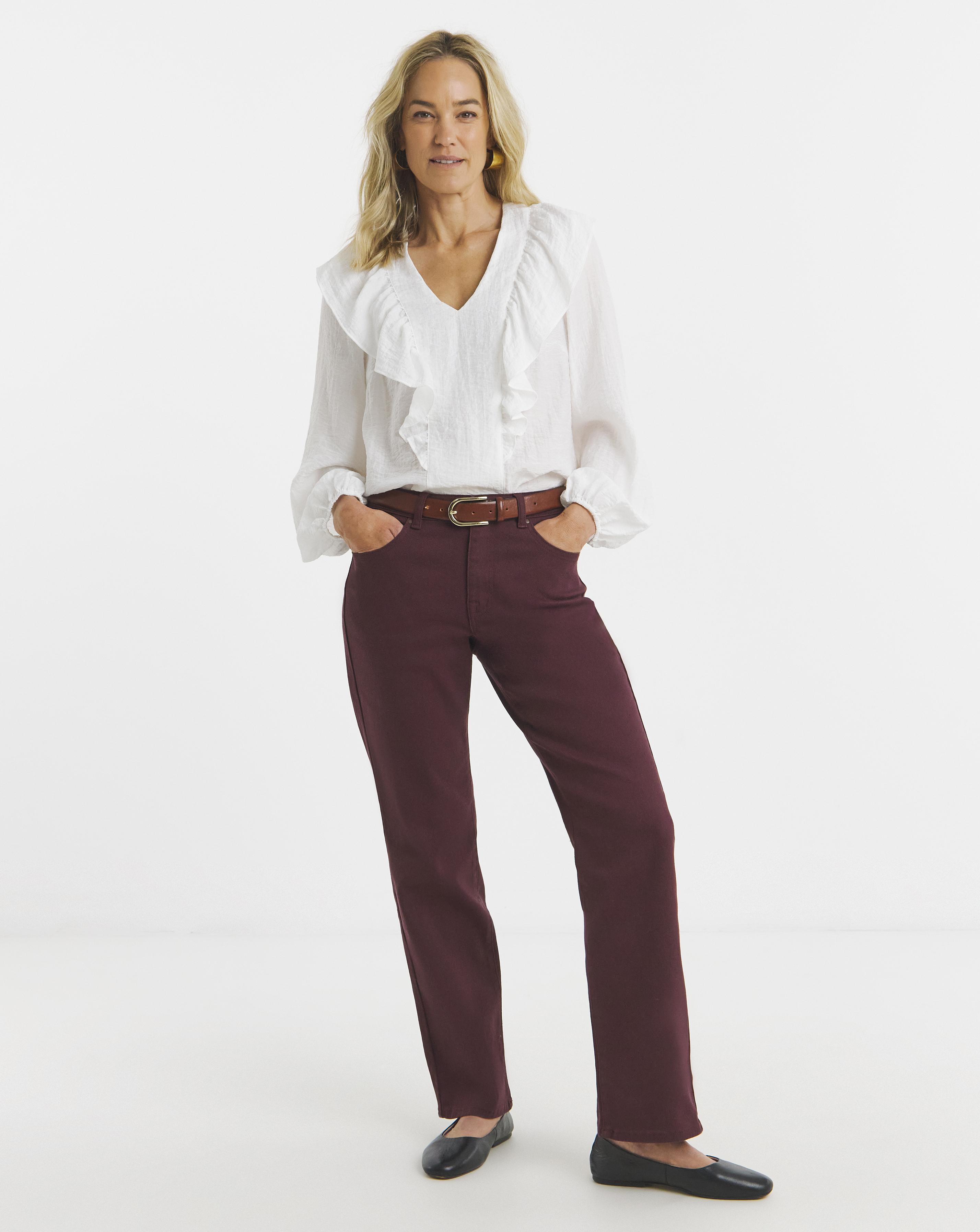 Authentic Straight Leg Jeans