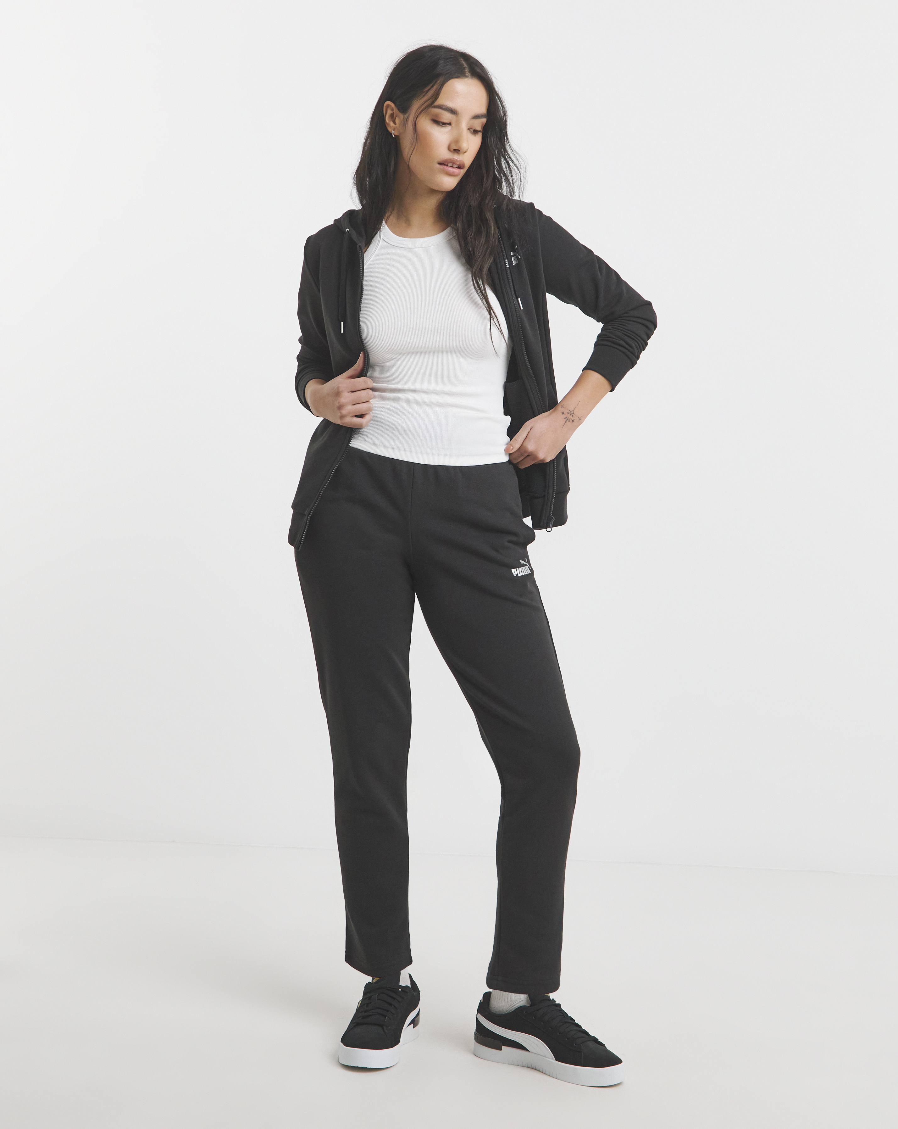 Puma Metallic Hooded Sweat Suit