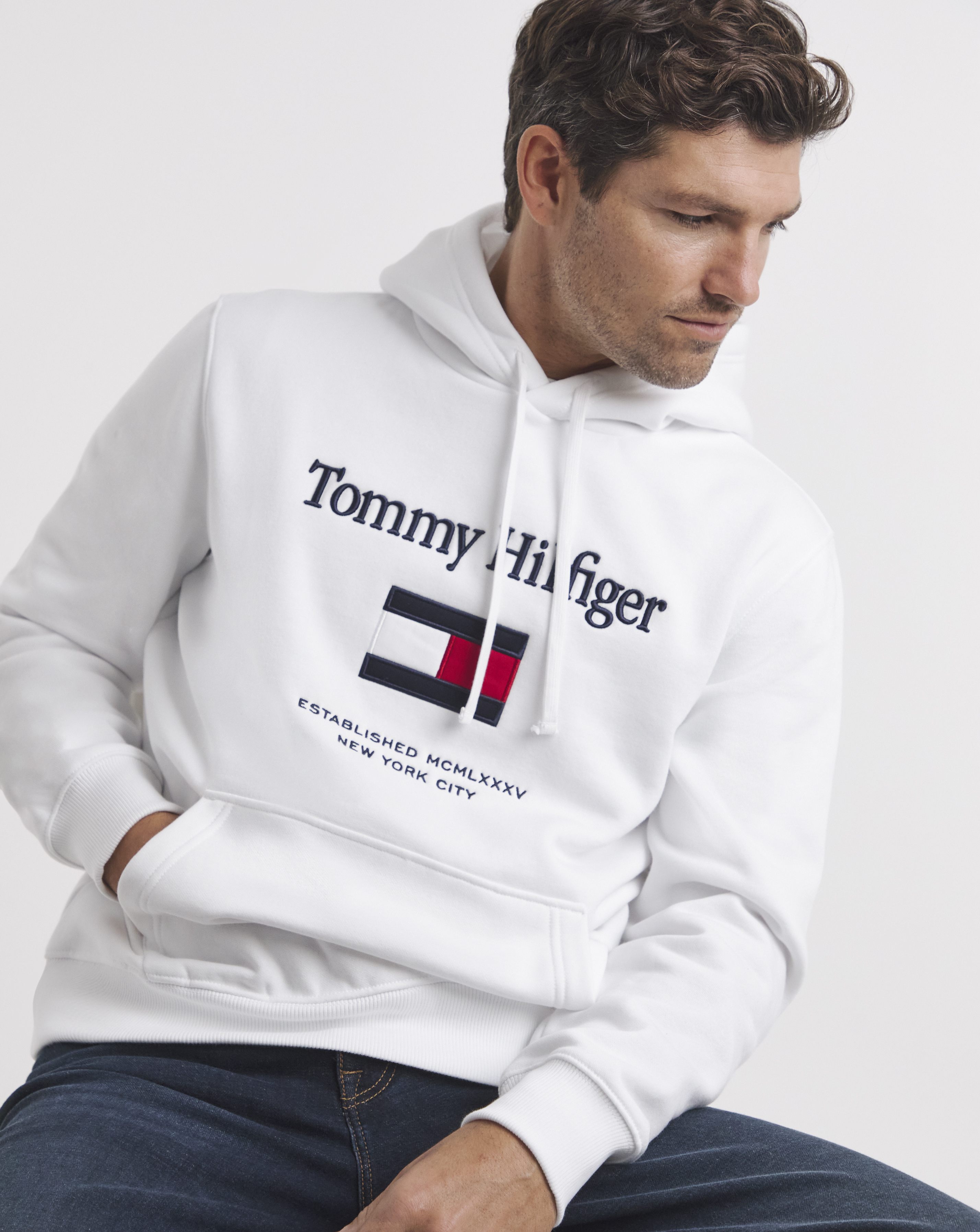 Tommy Hilfiger Hoodie - White