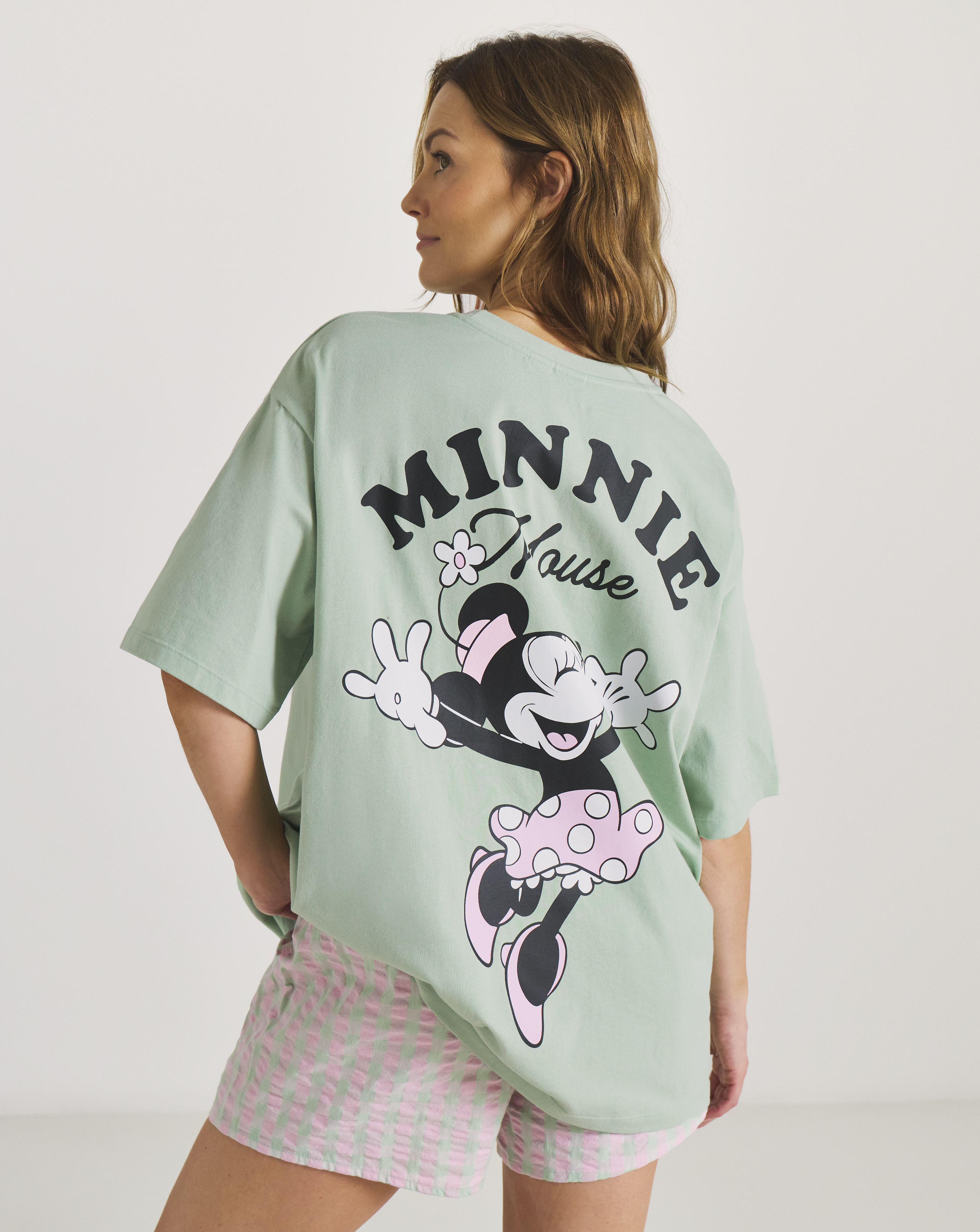 Minnie Mouse Cotton Seersucker PJ Set