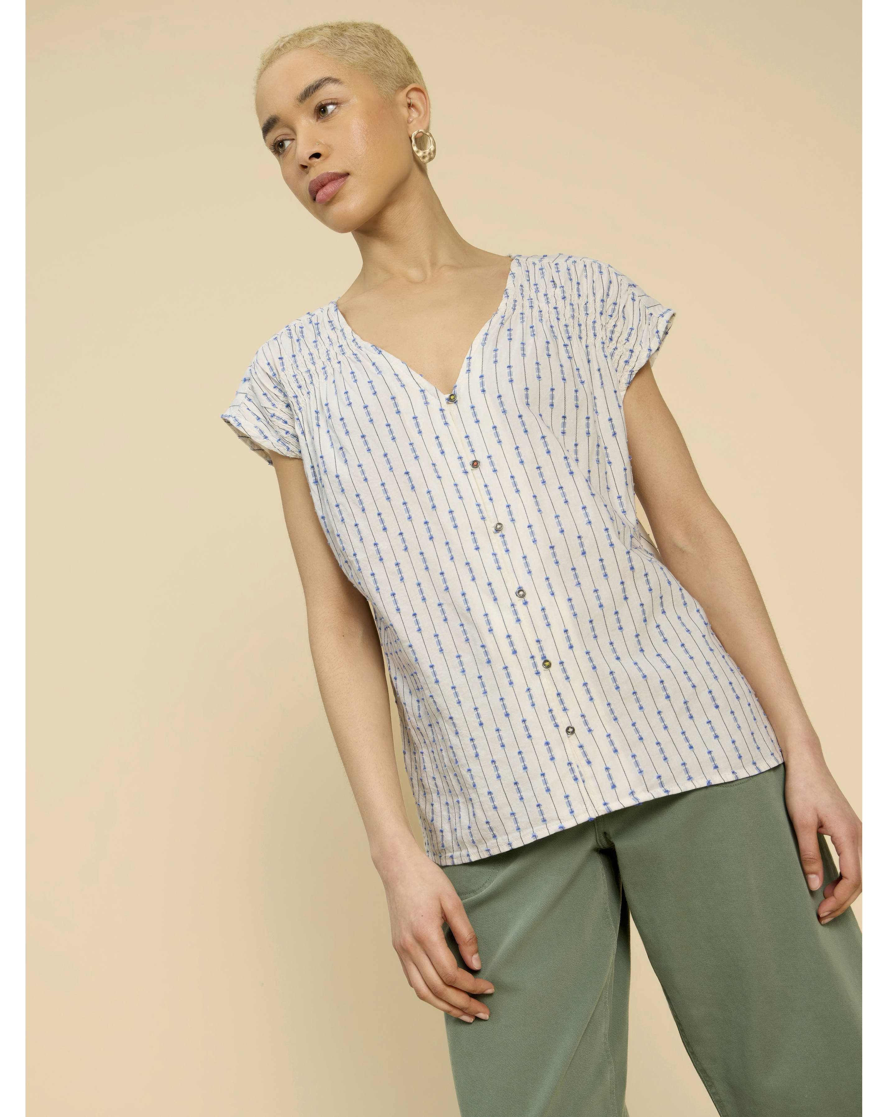 White Stuff Rae Cotton Vest