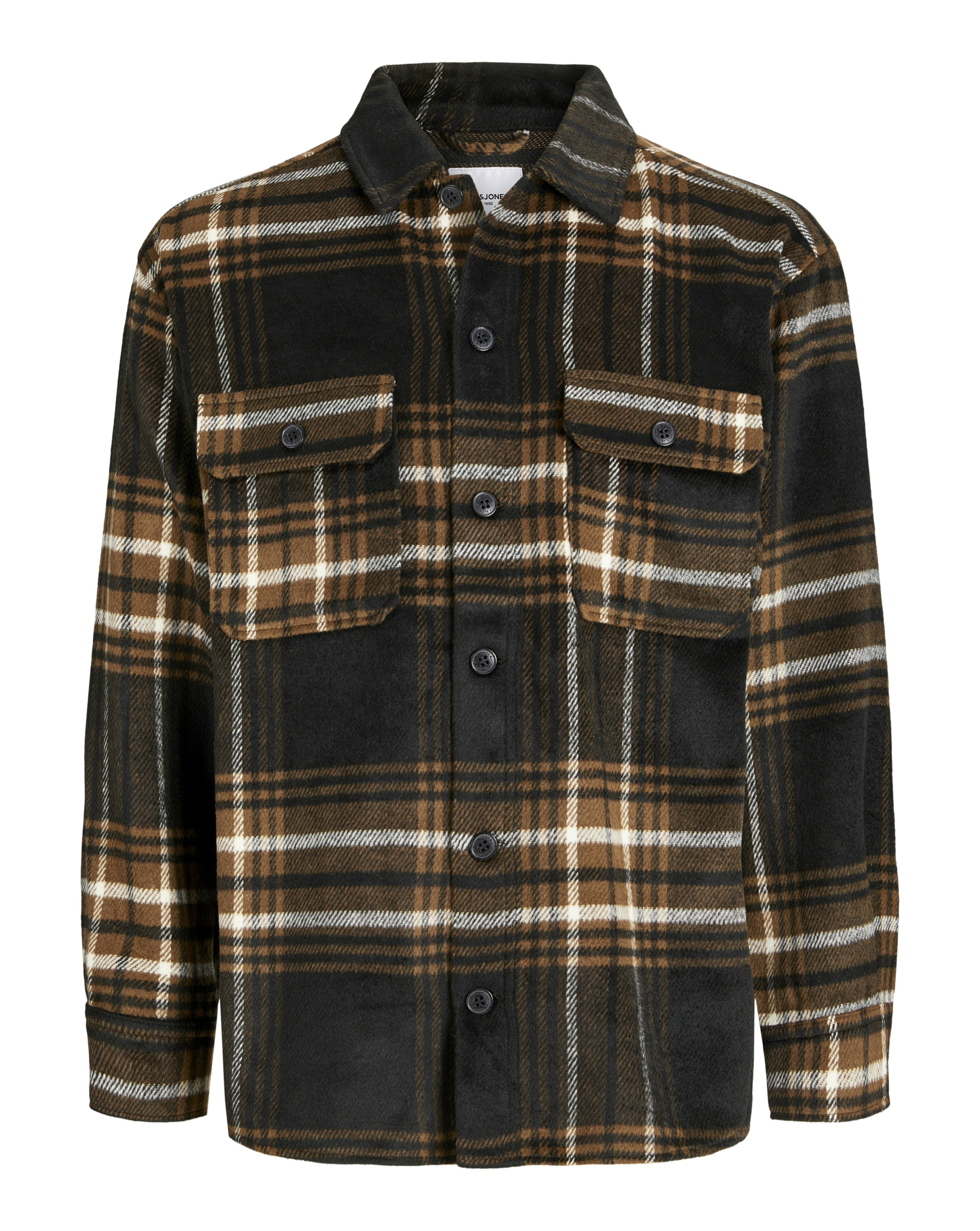 Jack & Jones Men's Brown Bradley Ollie Check Shirt - Image 3