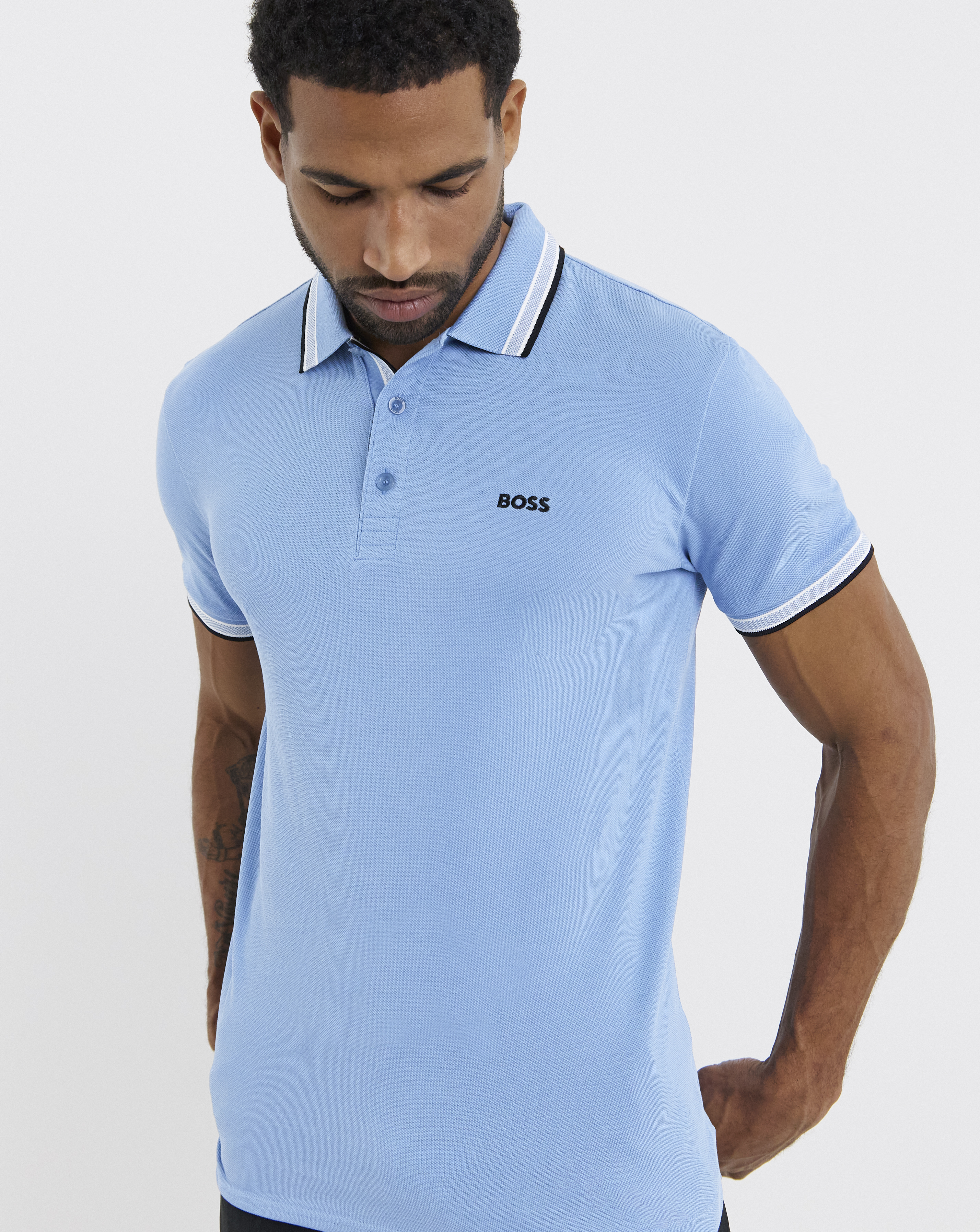 BOSS Classic Paddy Polo - Light Blue