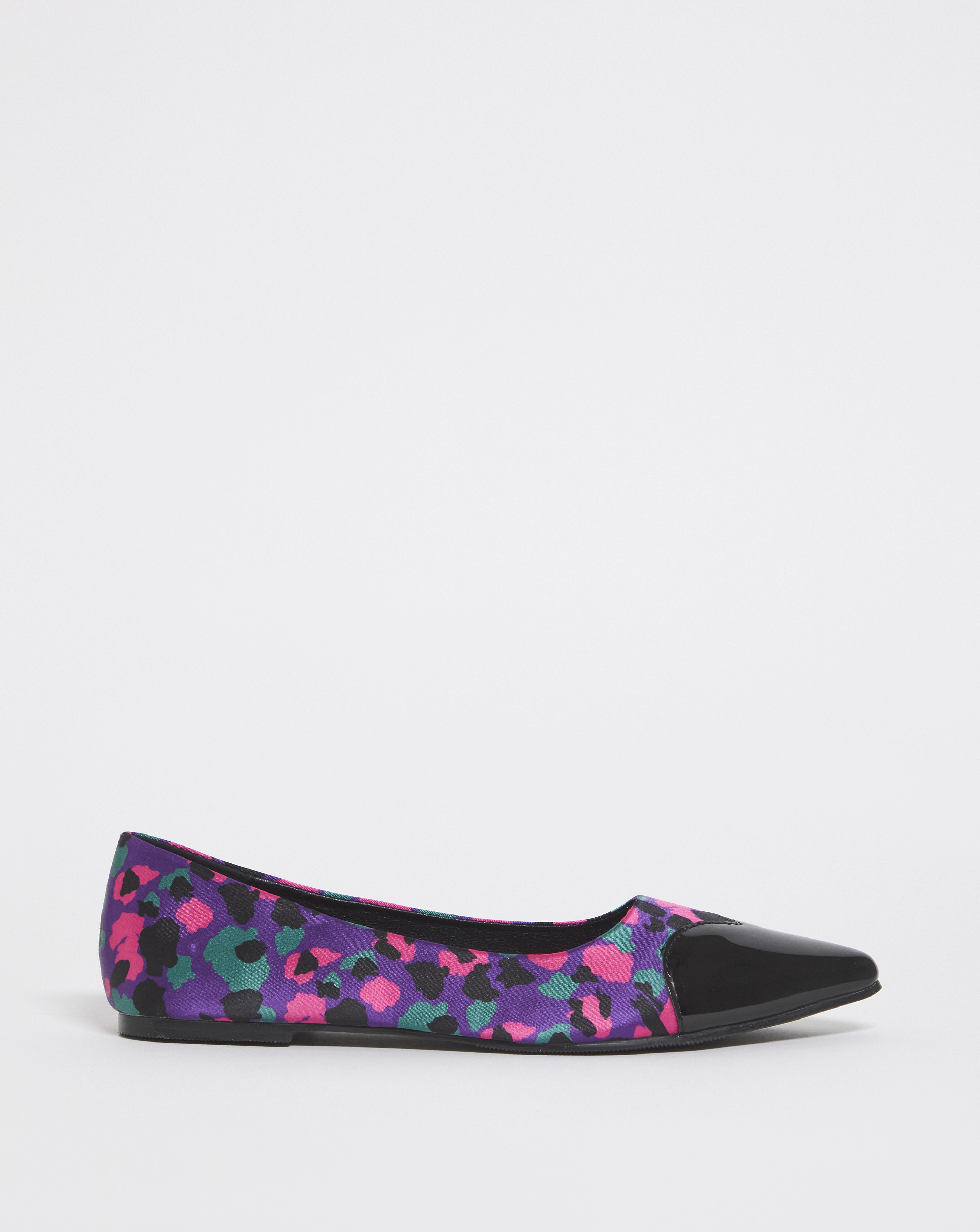 Heart Toe Ballerina Shoes Ex Wide Fit