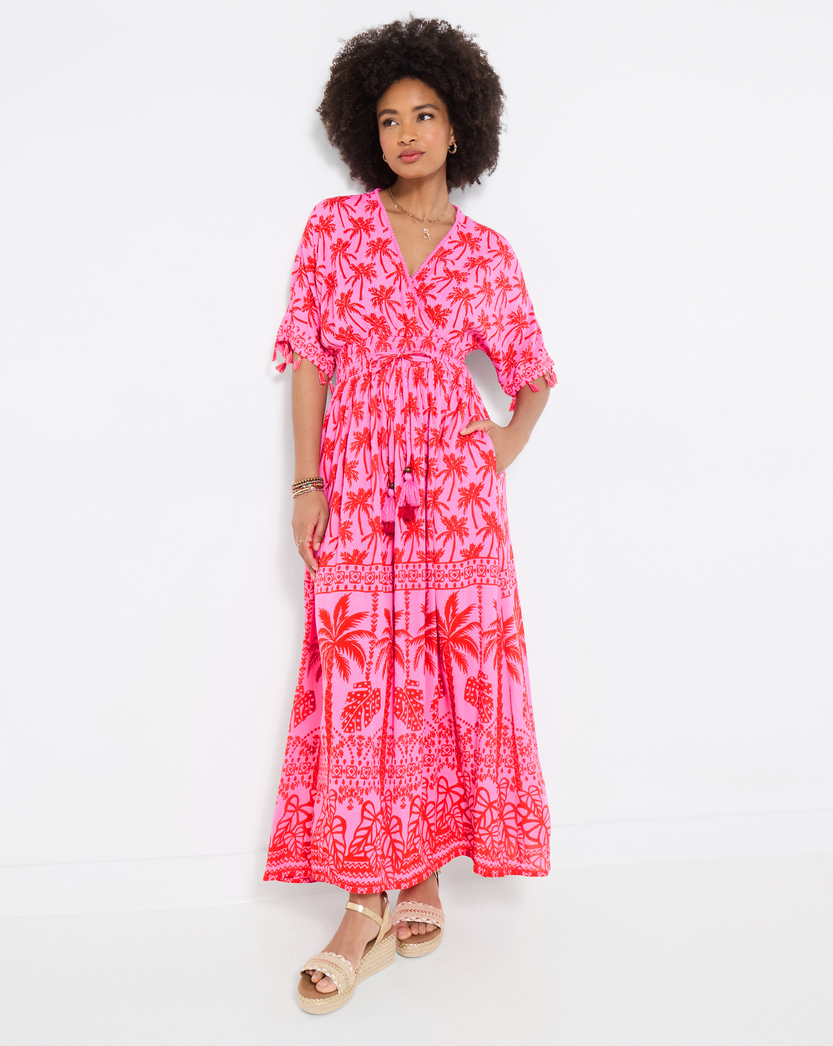 Perfect Palms Maxi Dress Petite