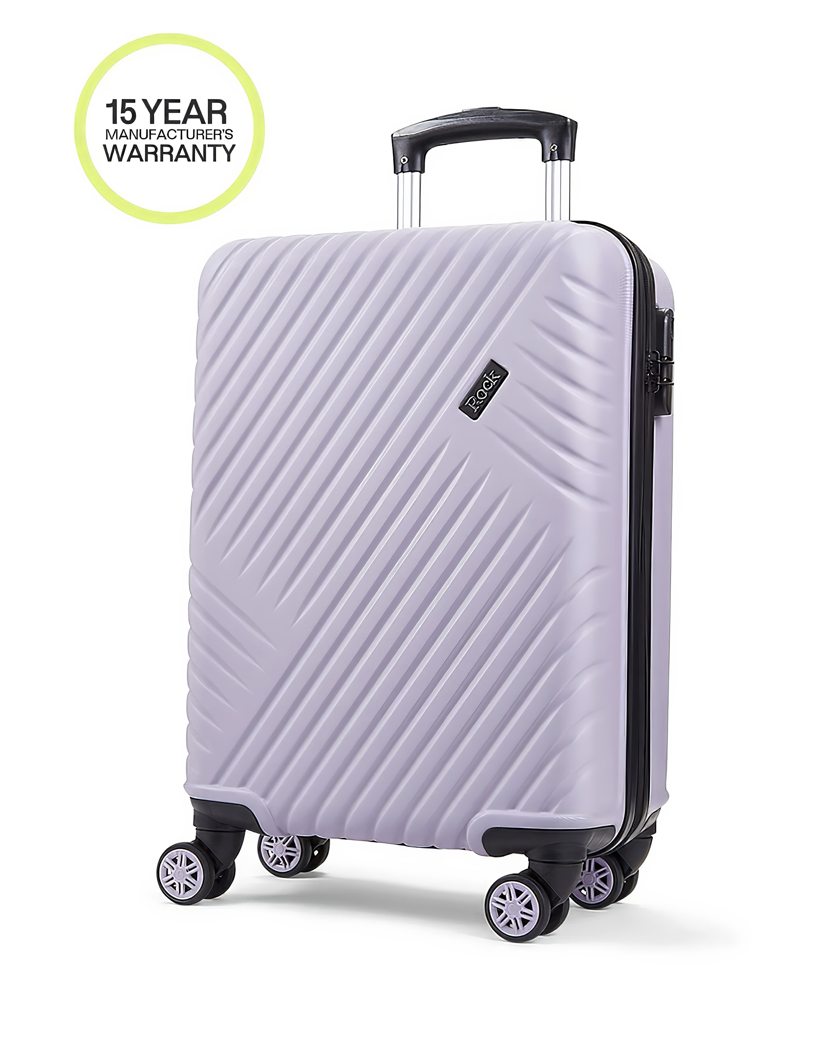 Rock - Cabin Suitcase - ABS - Purple