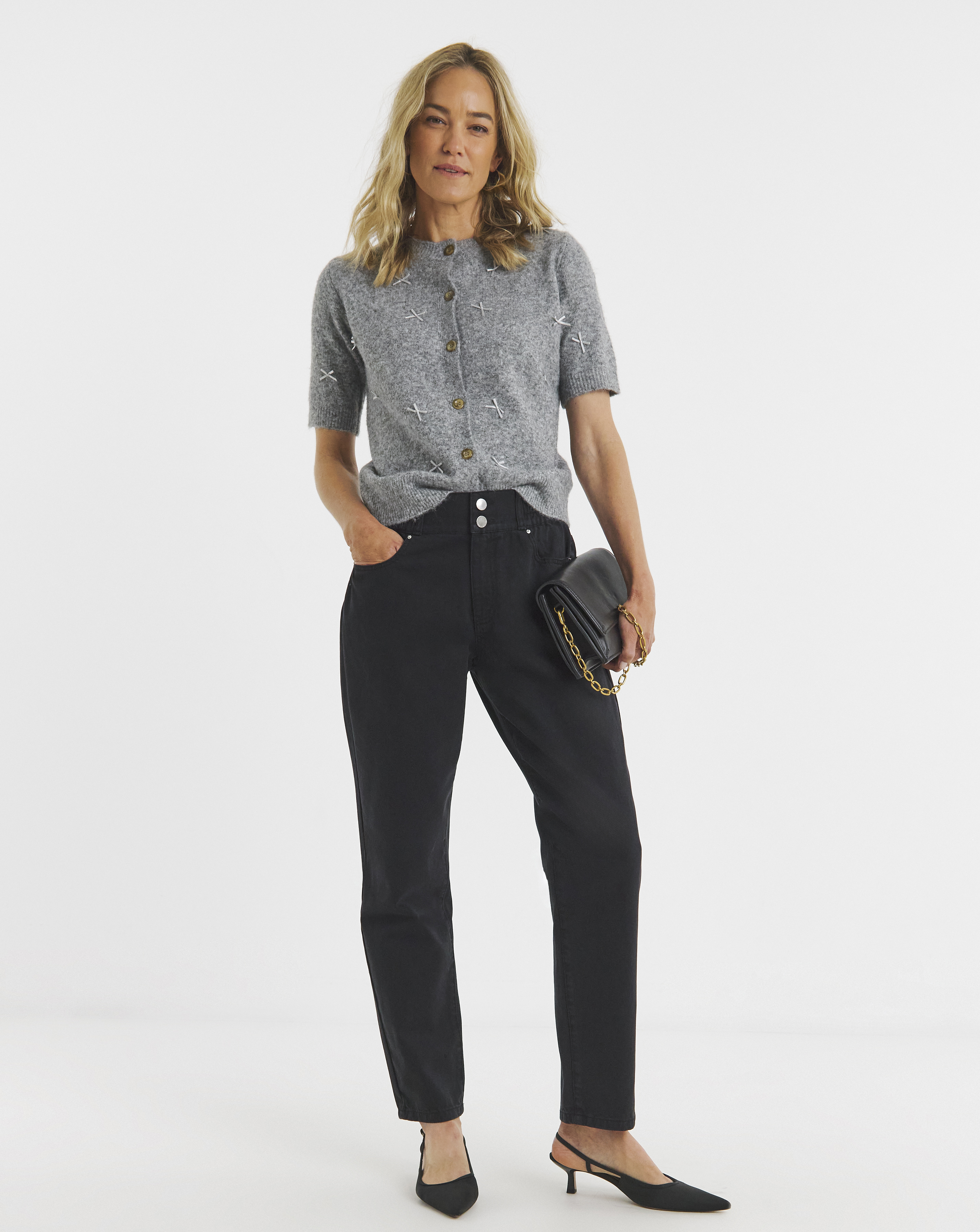 Elasticated Tapered Jean
